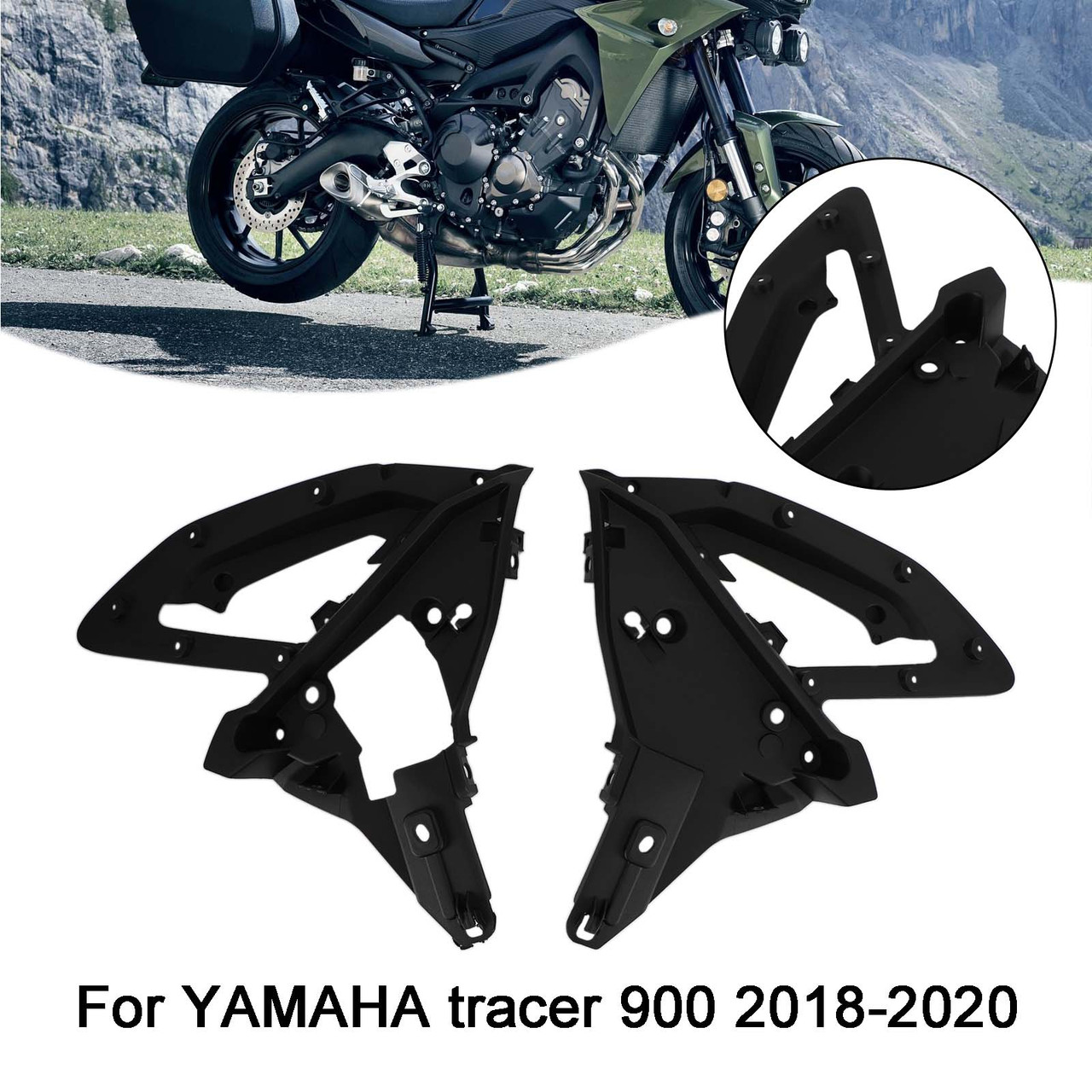 Unpainted Radiator Side Panel Fairing Panels For Yamaha Tracer 900/GT 2018-2020