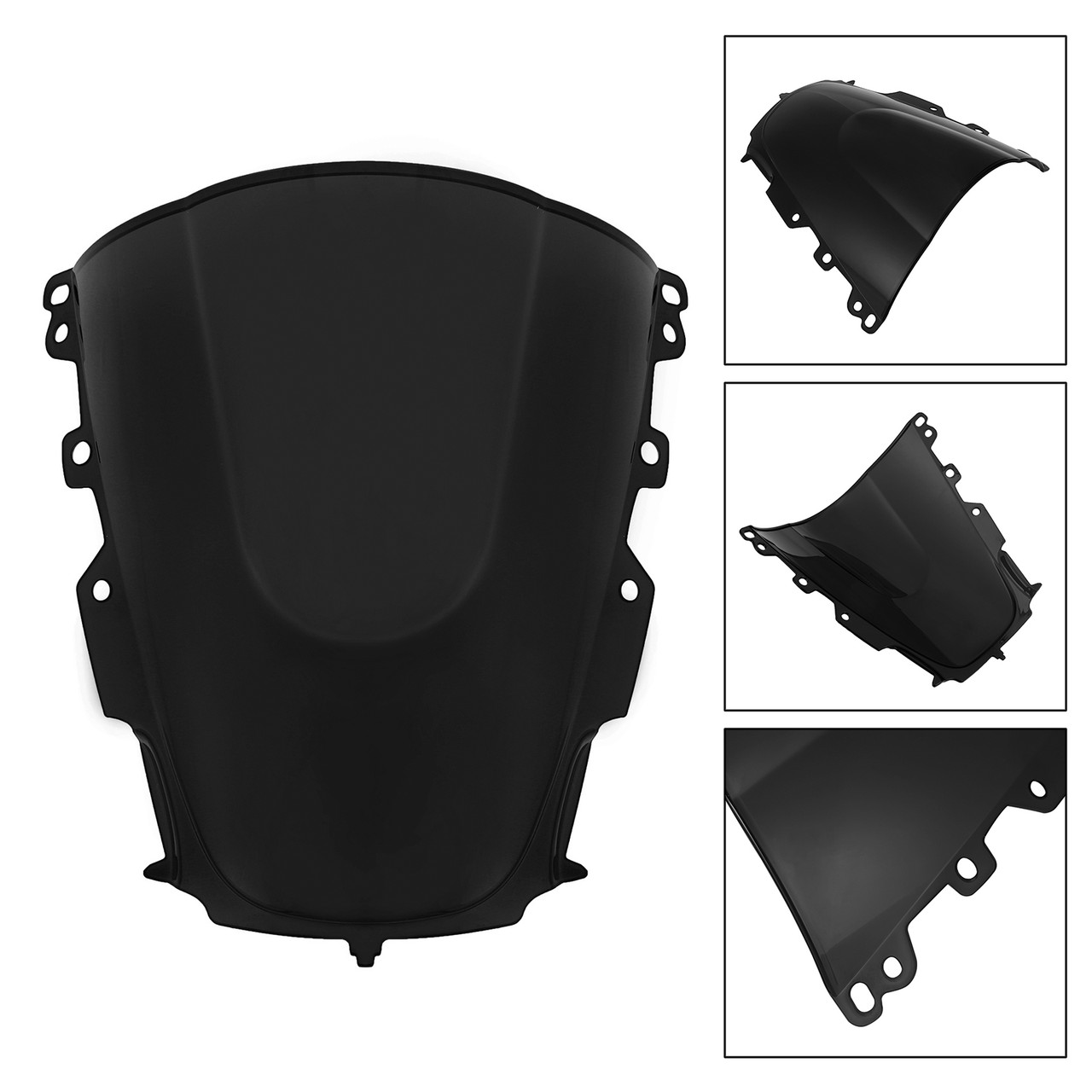 ABS Motorcycle Windshield WindScreen fit for Yamaha YZF R1 2020-2022 BLK