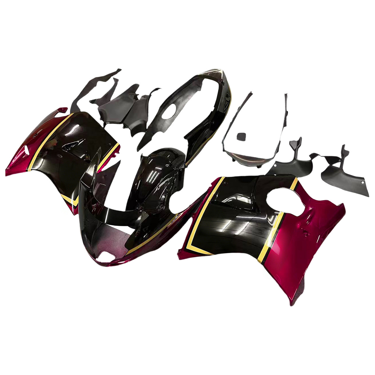 Honda CBR1100XX SuperBlackBird 1996-2007 Amotopart Fairing Kit Generic #101