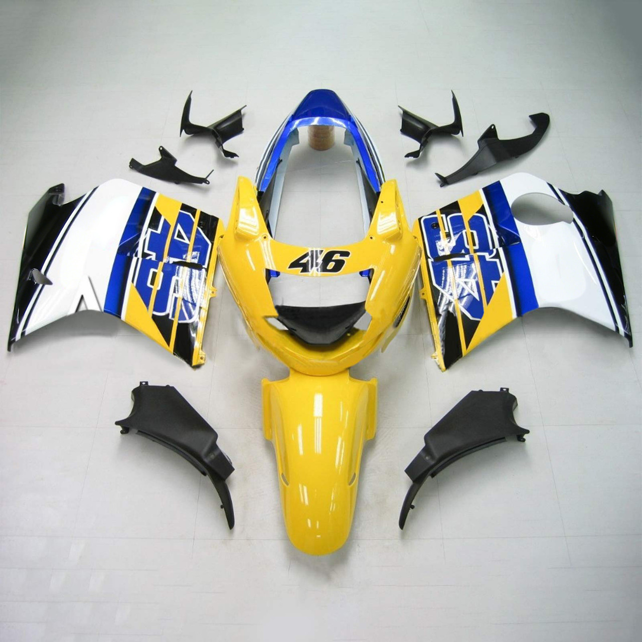 Honda CBR1100XX SuperBlackBird 1996-2007 Amotopart Fairing Kit Generic #116