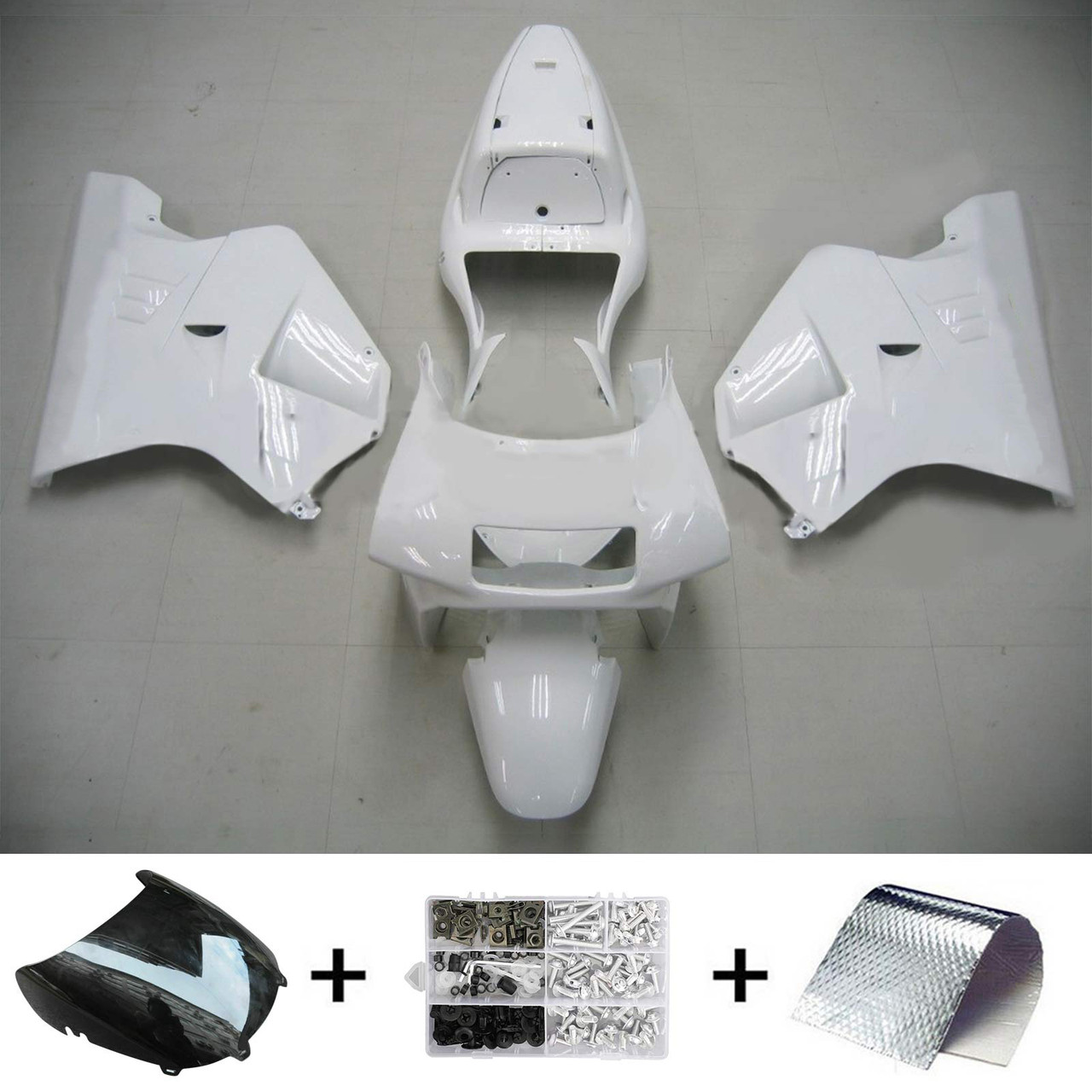 Honda NSR250 PGM-3 1990-1993 Amotopart Fairing Kit Generic #101