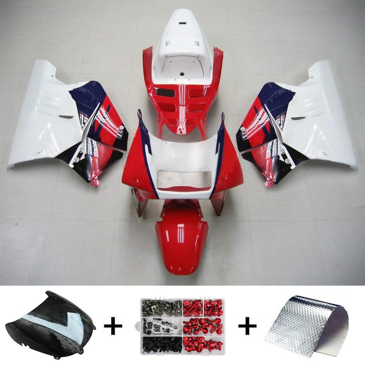 Honda NSR250 PGM-3 1990-1993 Amotopart Fairing Kit Generic #111