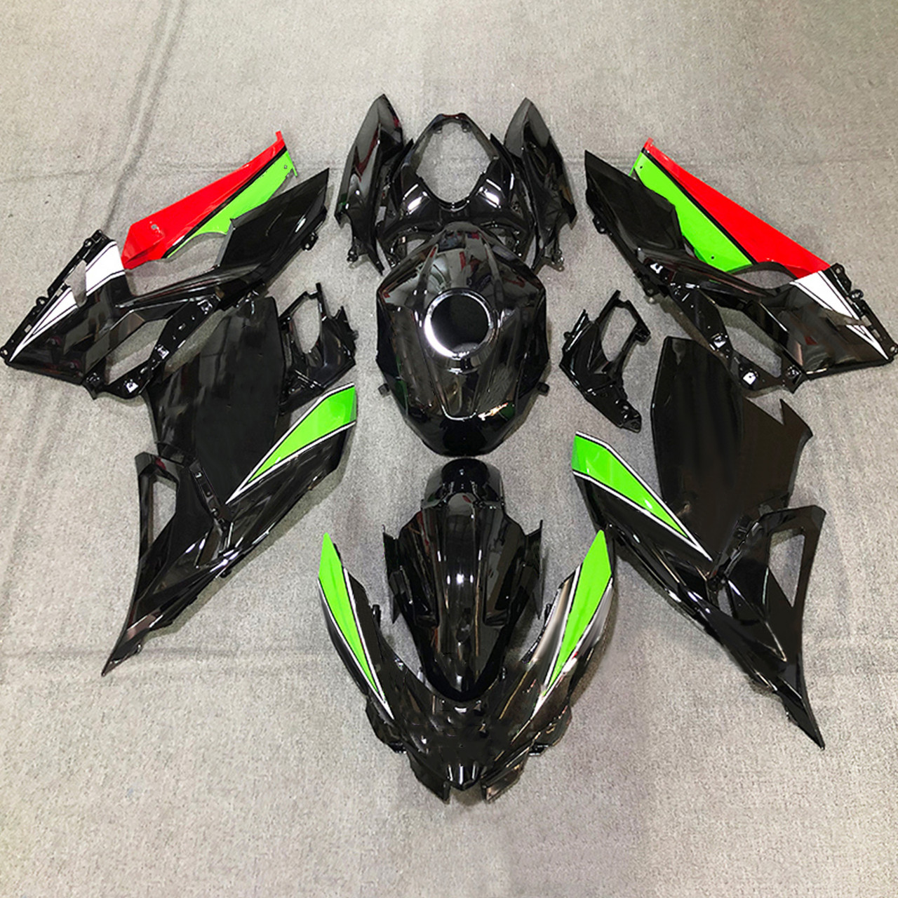 Kawasaki EX400/Ninja400 2018-2022 Amotopart Fairing Kit Generic