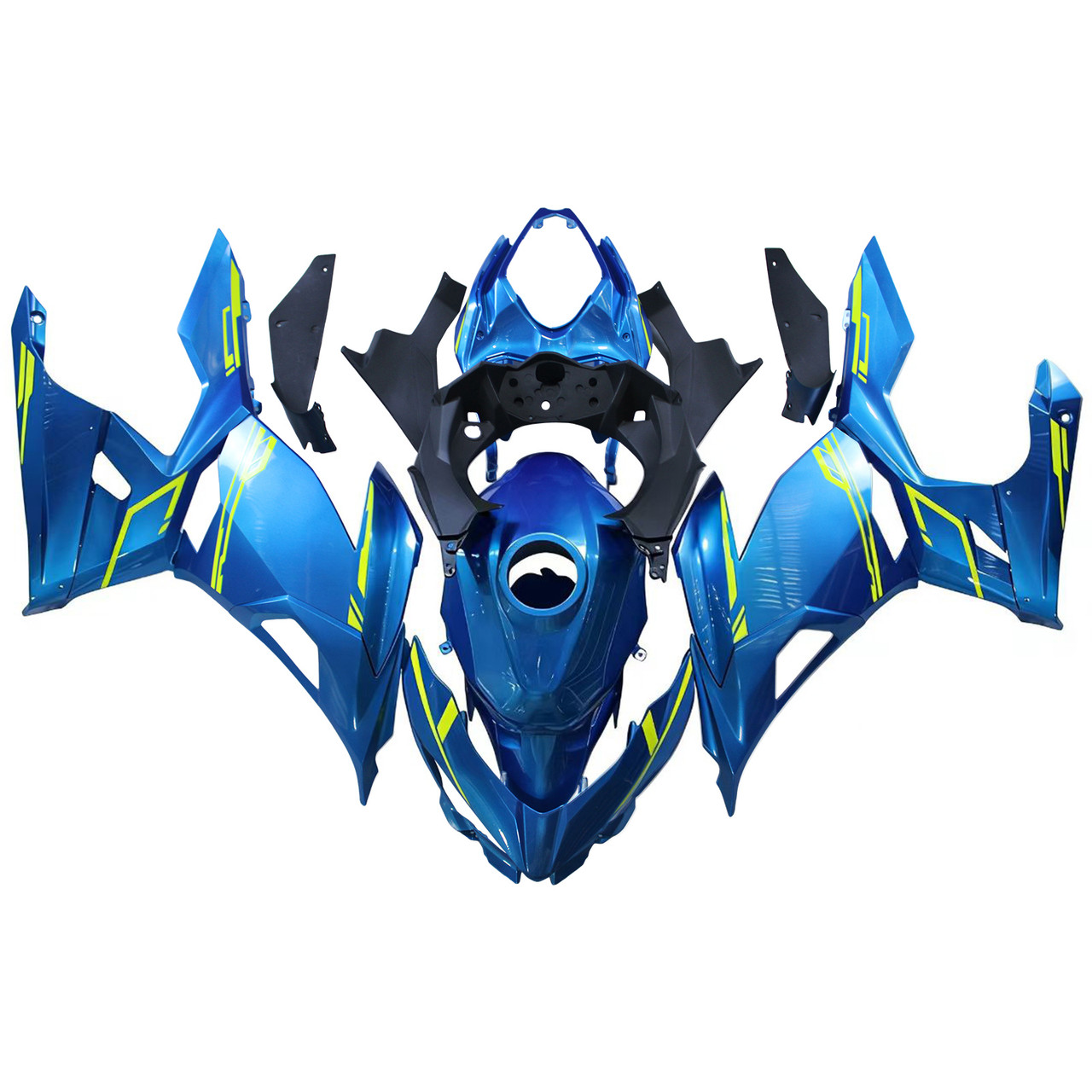 Kawasaki EX400/Ninja400 2018-2022 Amotopart Fairing Kit Generic #112