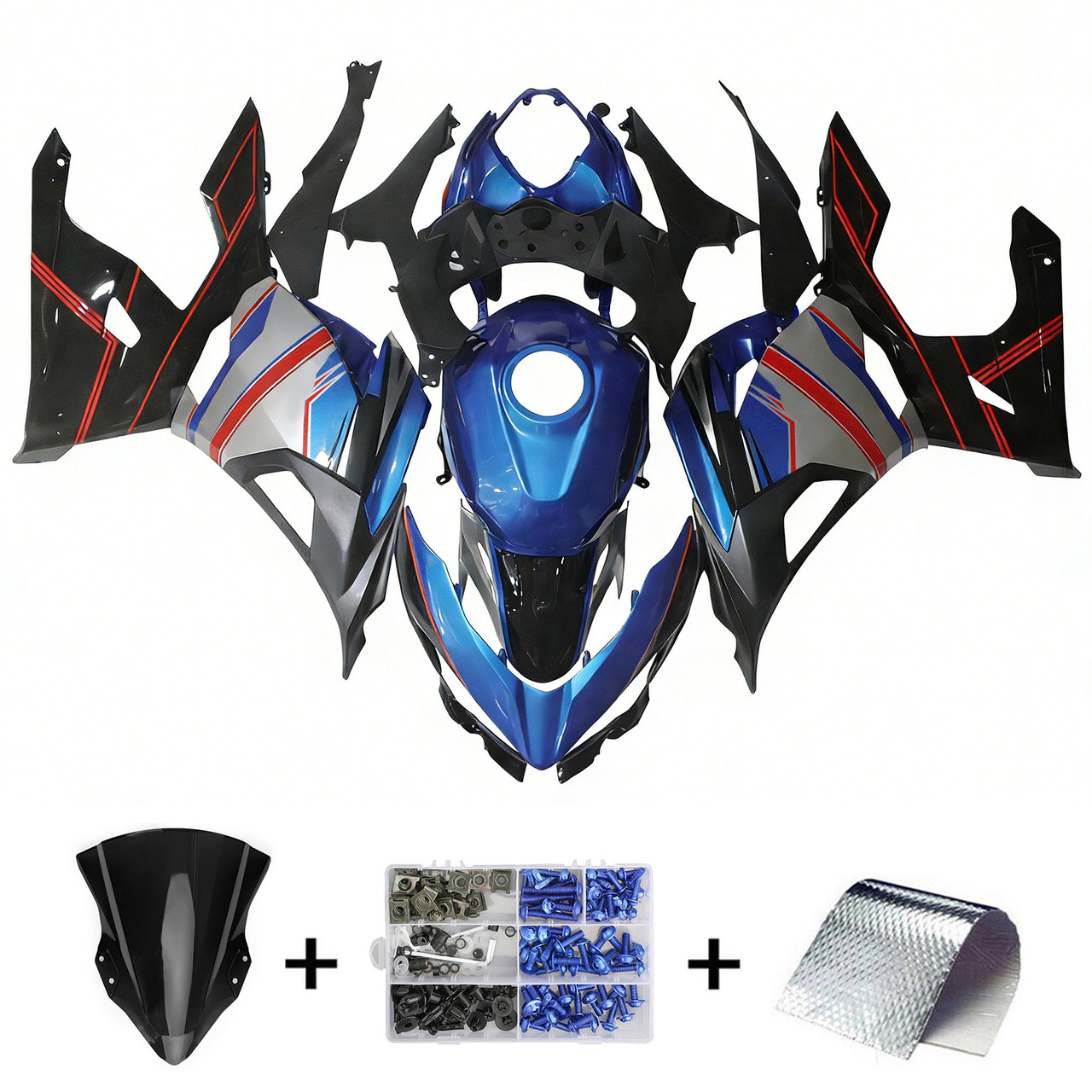 Kawasaki EX400/Ninja400 2018-2022 Amotopart Fairing Kit Generic #115