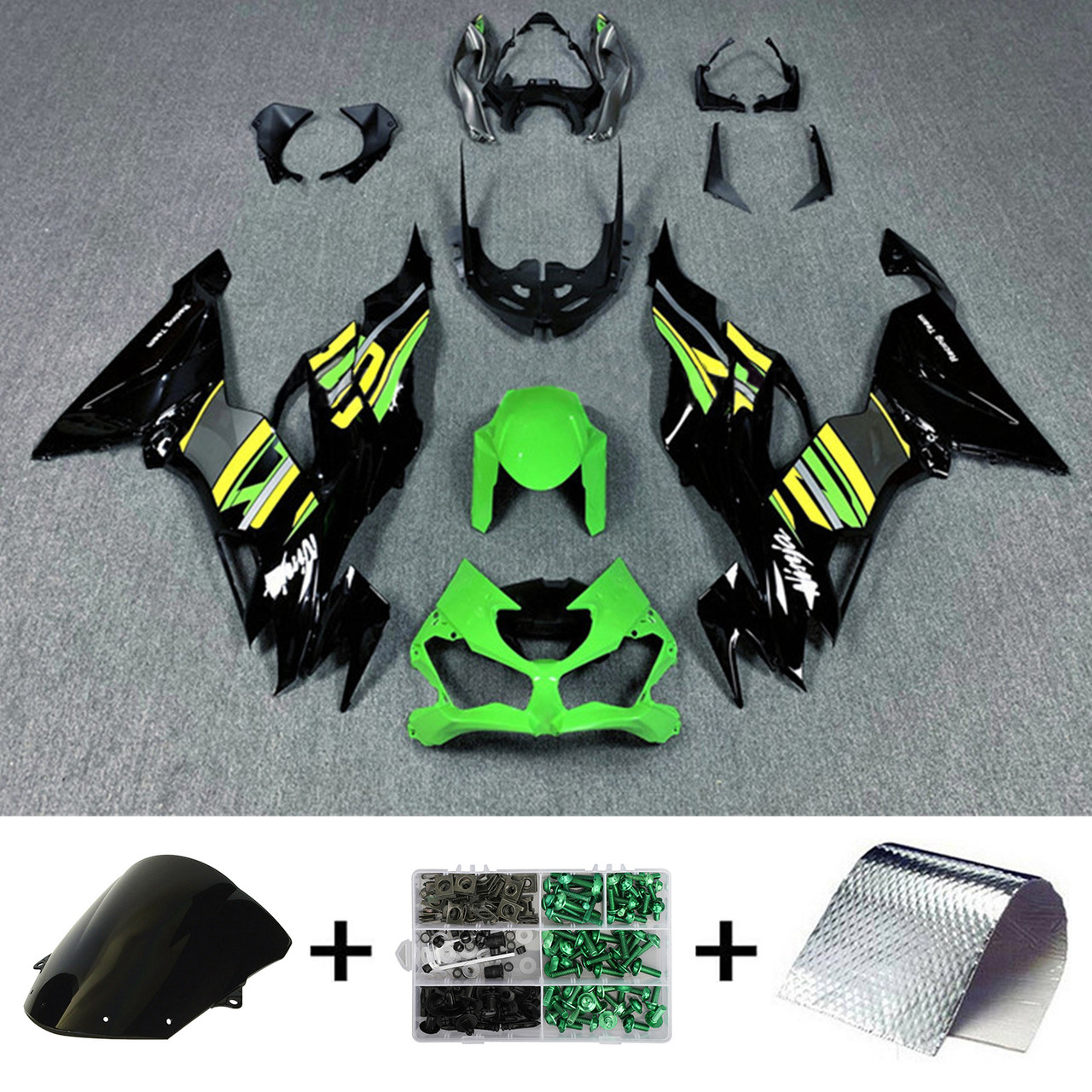 Kawasaki ZX6R 2019-2022 Amotopart Fairing Kit Generic #109