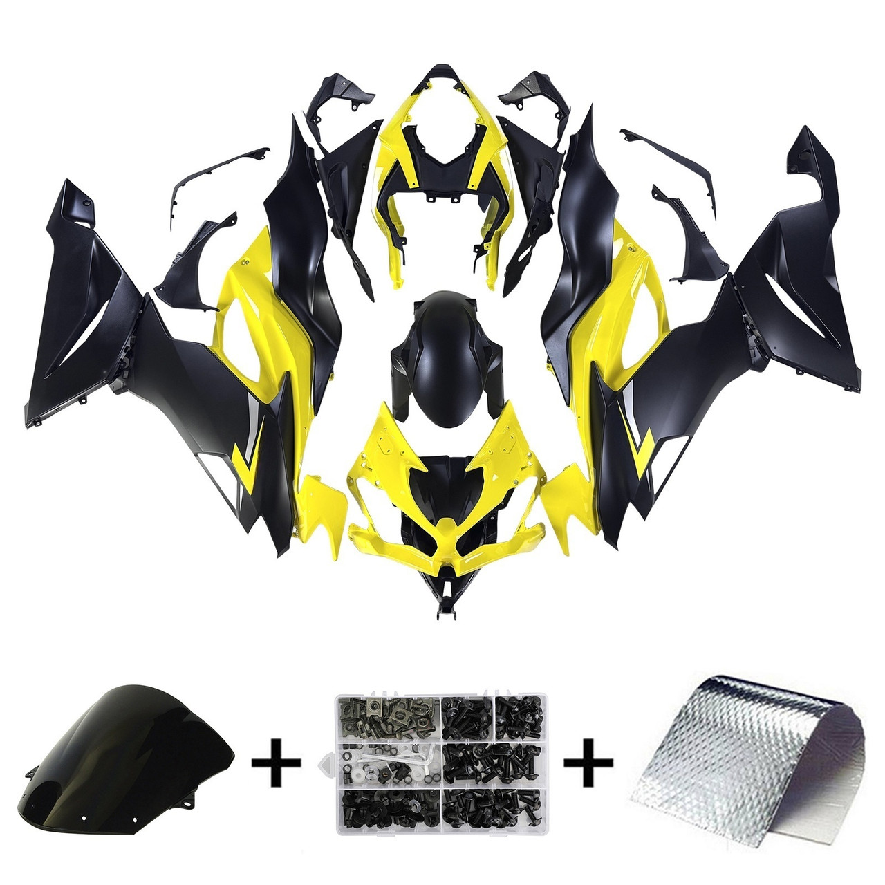 Kawasaki ZX6R 2019-2022 Amotopart Fairing Kit Generic #110