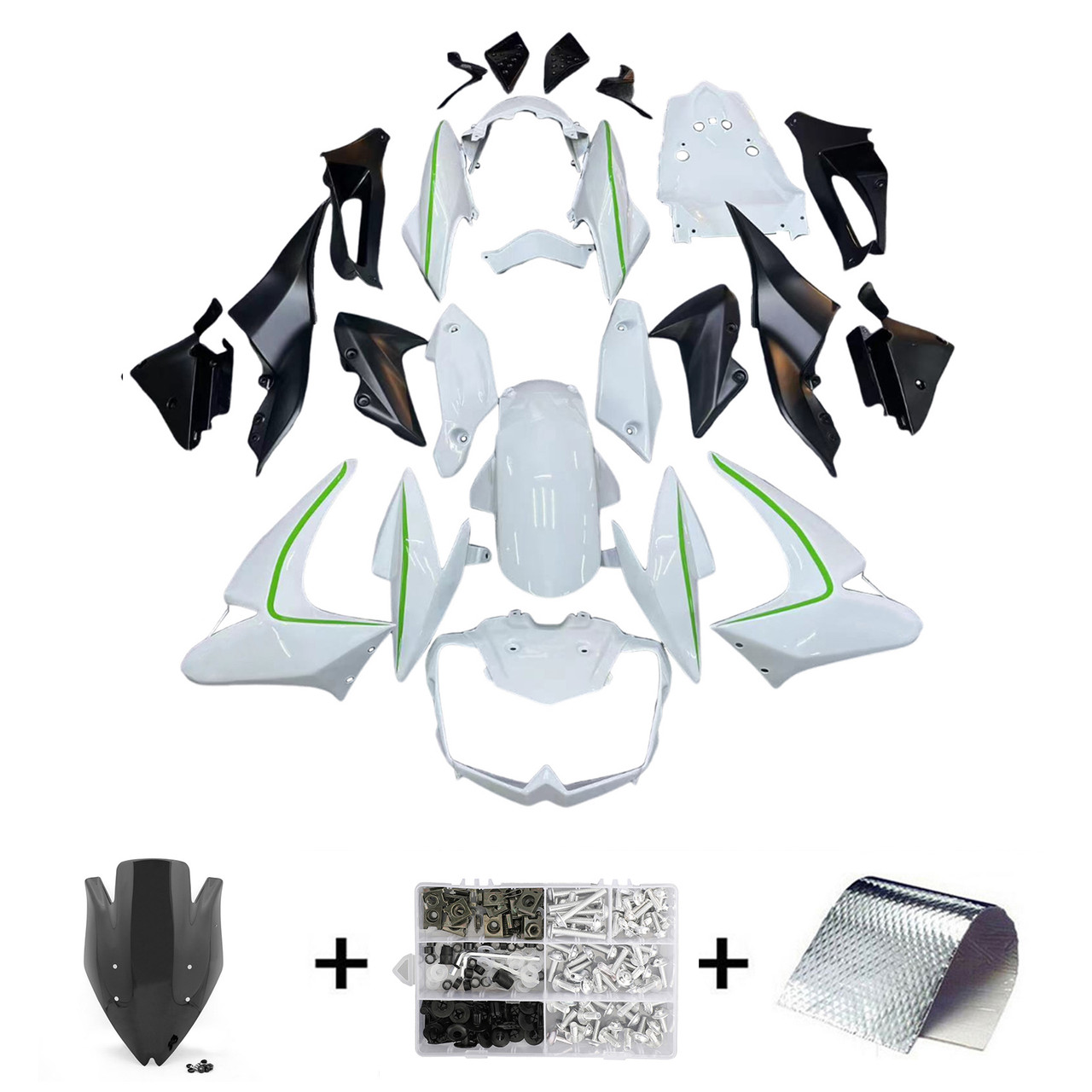 Kawasaki Z1000 2003-2006 Amotopart Fairing Kit Generic #106
