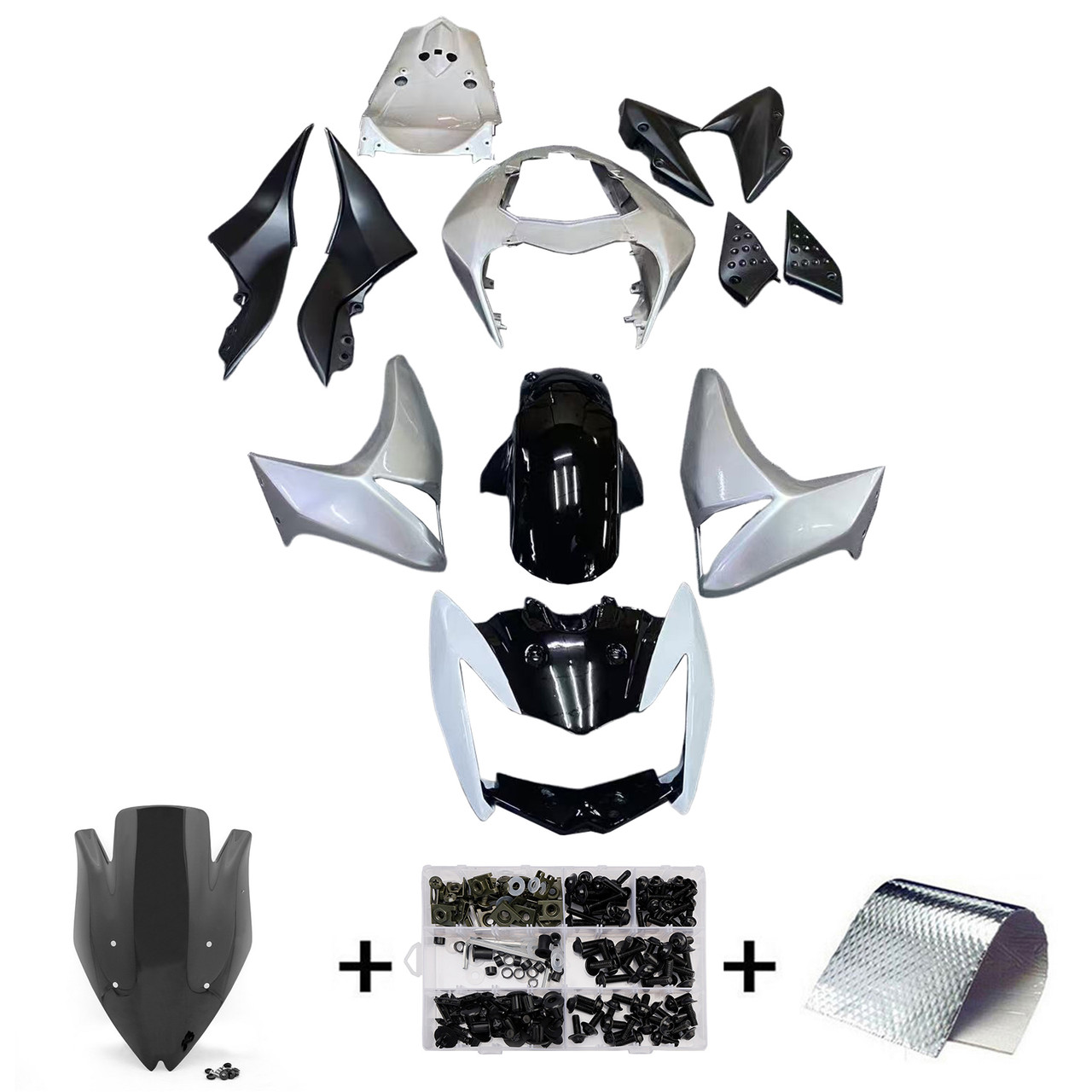 Kawasaki Z1000 2003-2006 Amotopart Fairing Kit Generic #107 - Mad