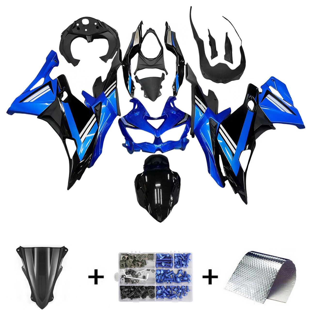 Kawasaki Ninja ZX-25R 2020-2021 Amotopart Fairing Kit Generic #104