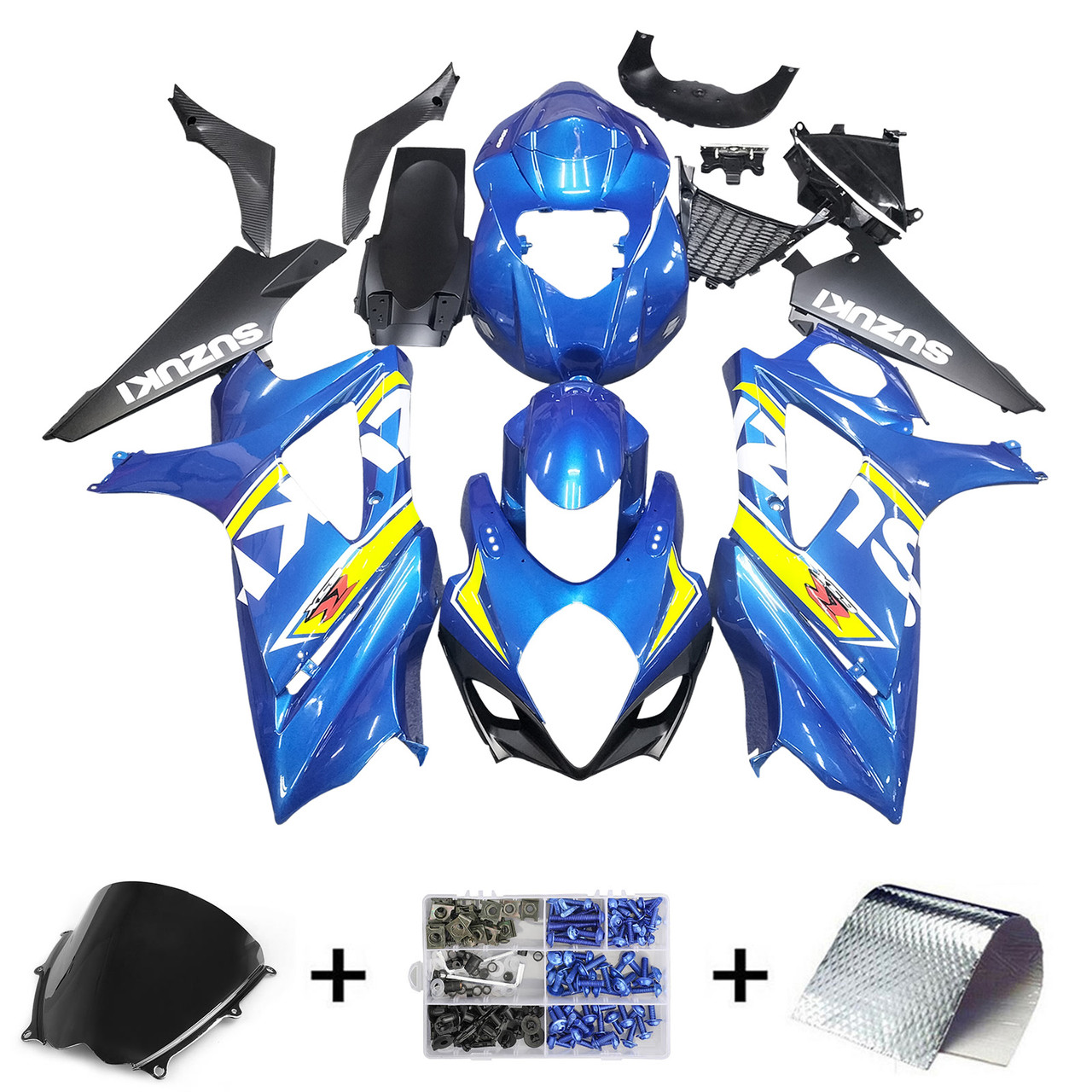  Suzuki GSXR1000 2007-2008 Amotopart Fairing Kit Generic #103