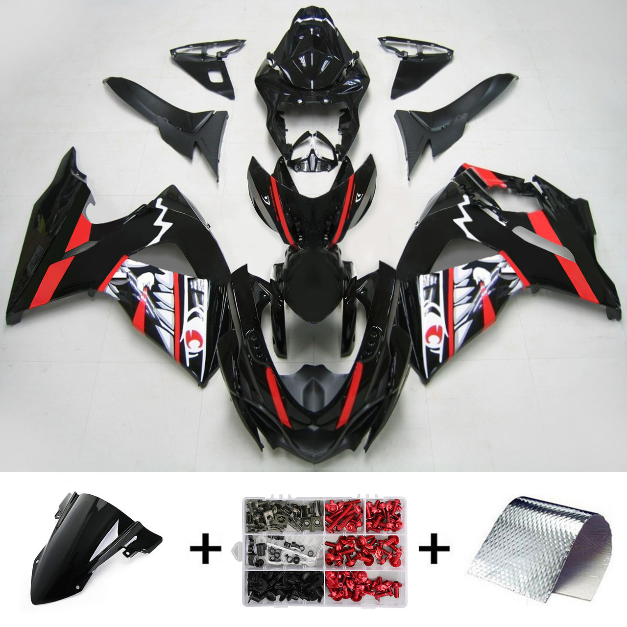 Suzuki GSXR1000 2009-2016 Amotopart Fairing Kit Generic #104