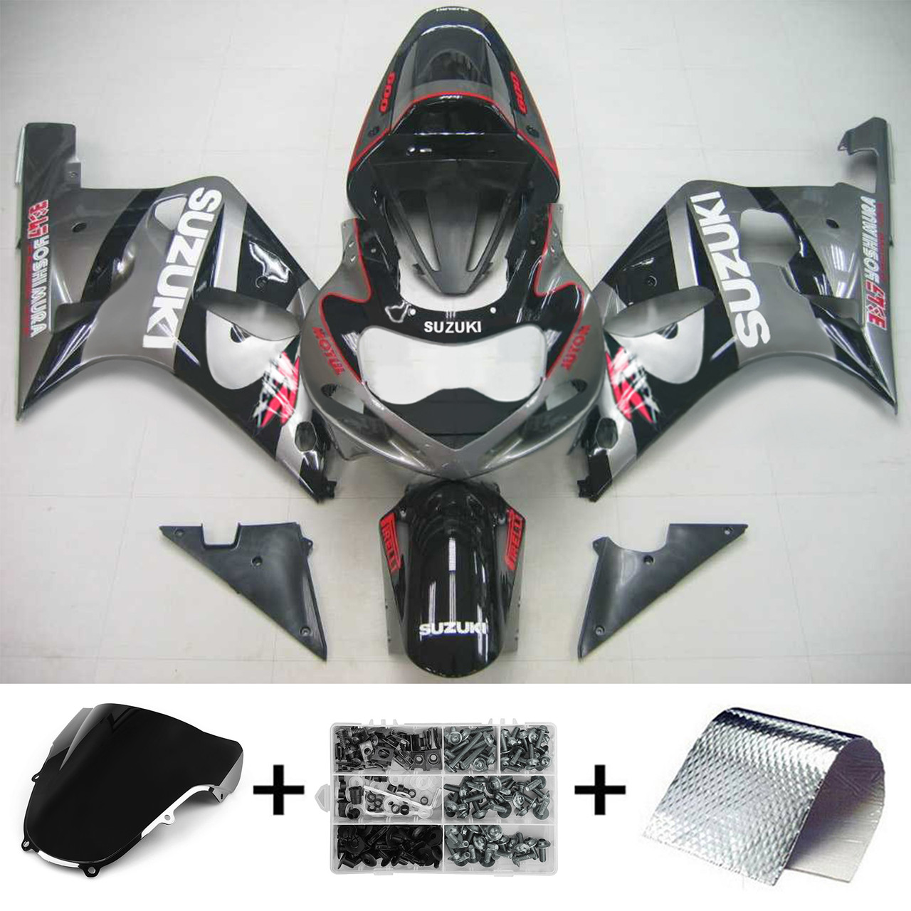 Suzuki GSXR600 2001-2003 Amotopart Fairing Kit Generic #109