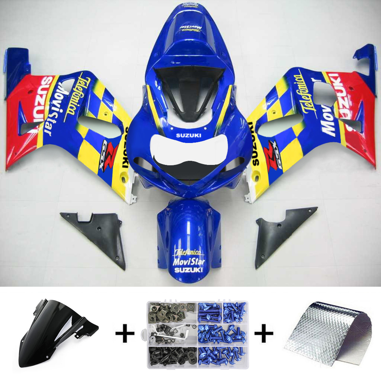 Suzuki GSXR750 2001-2003 Amotopart Fairing Kit Generic #107