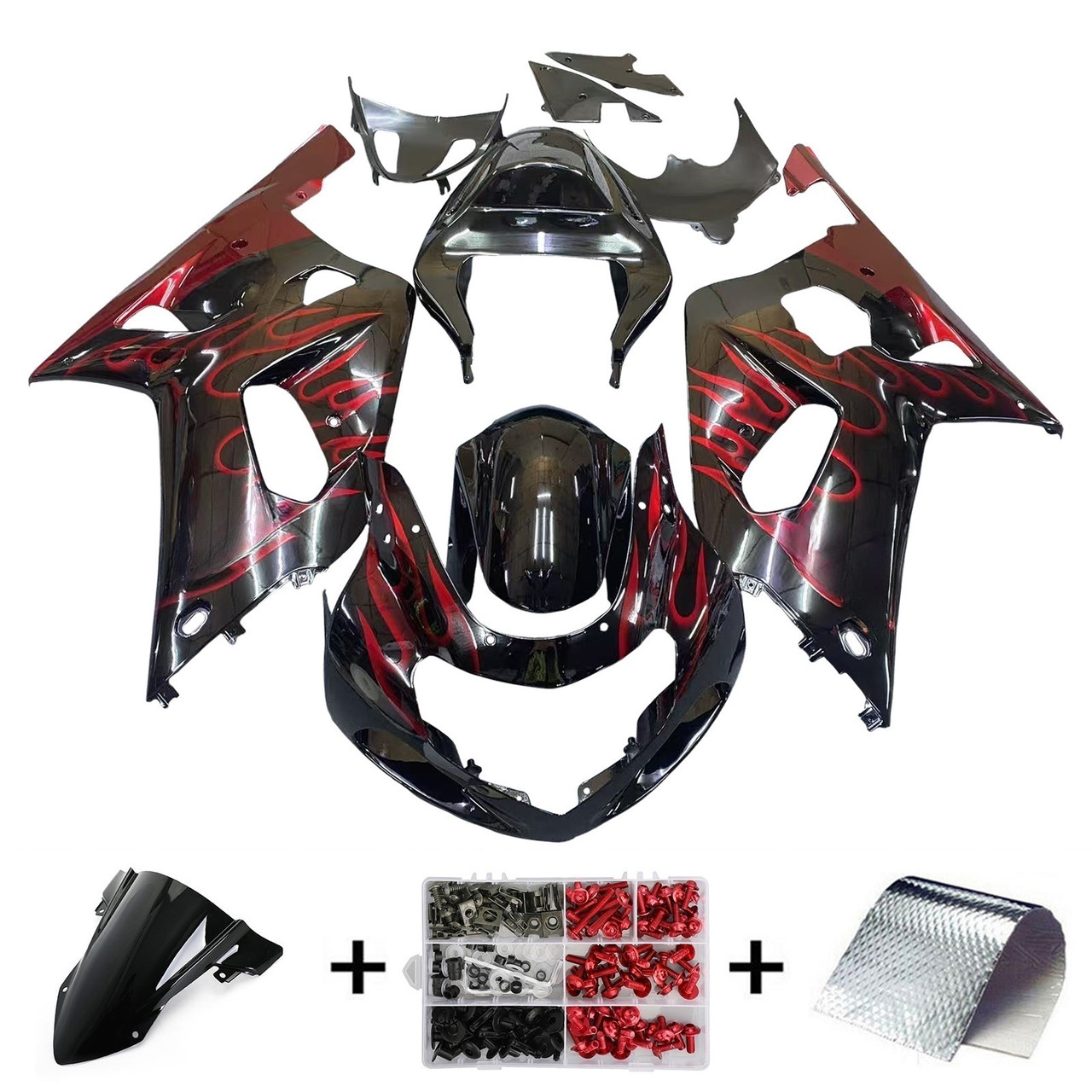 Suzuki GSXR750 2001-2003 Amotopart Fairing Kit Generic #109