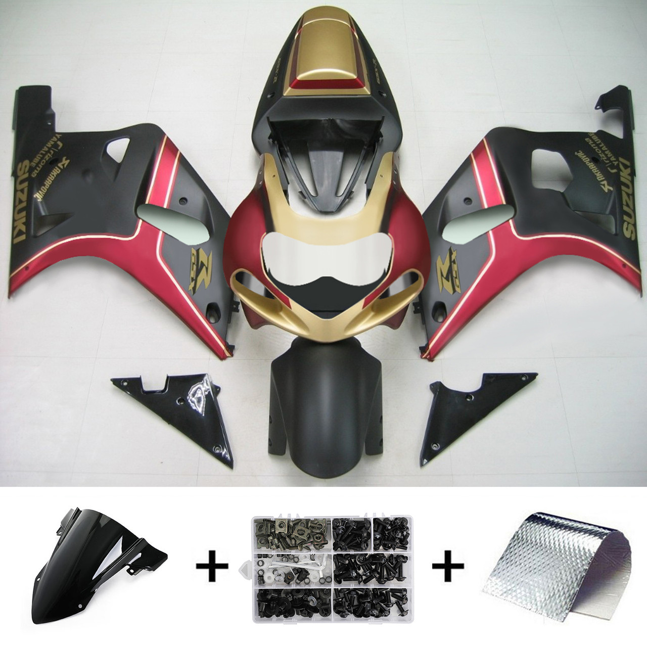 Suzuki GSXR600 2001-2003 Amotopart Fairing Kit Generic #135