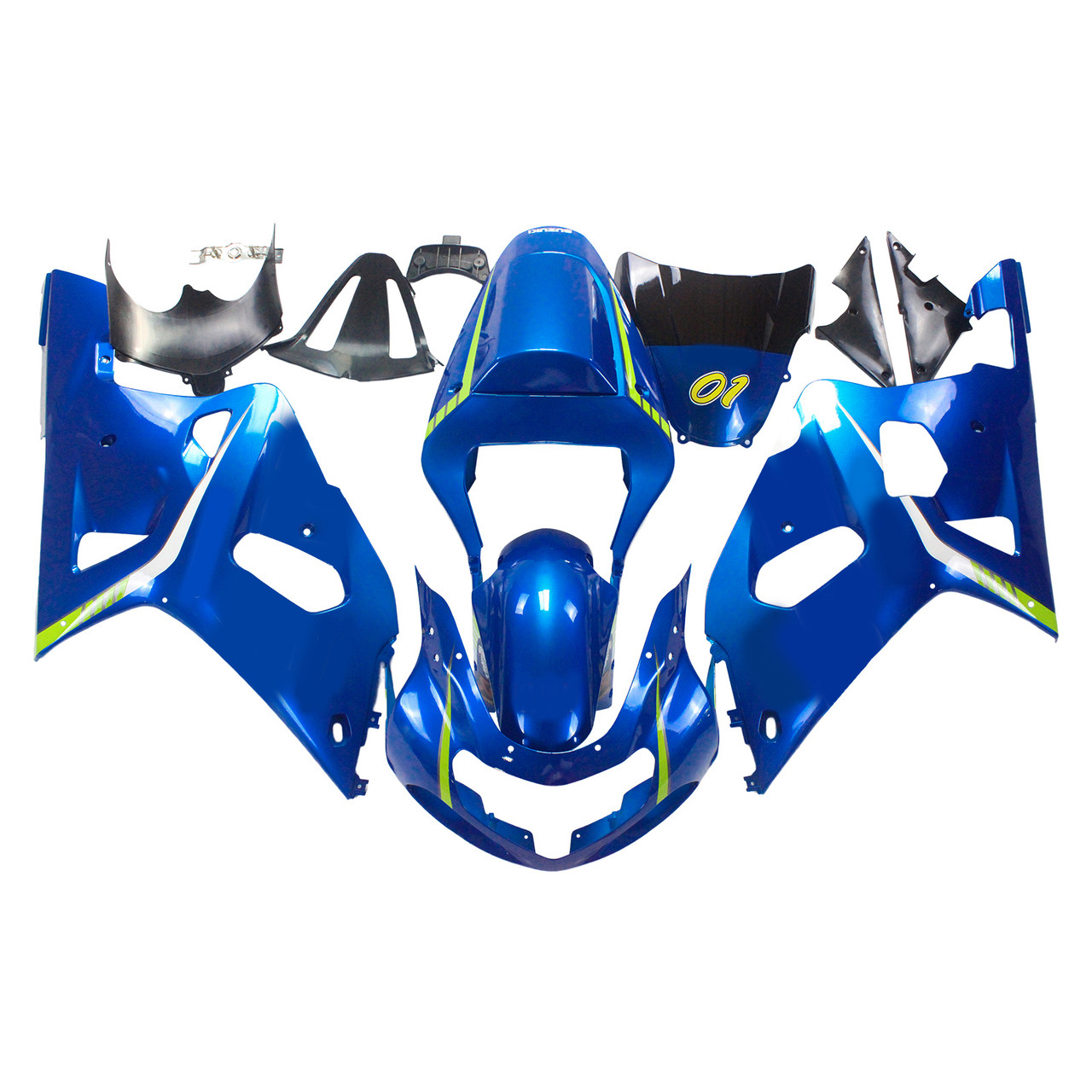 Suzuki GSXR600 2001-2003 Amotopart Fairing Kit Generic #137