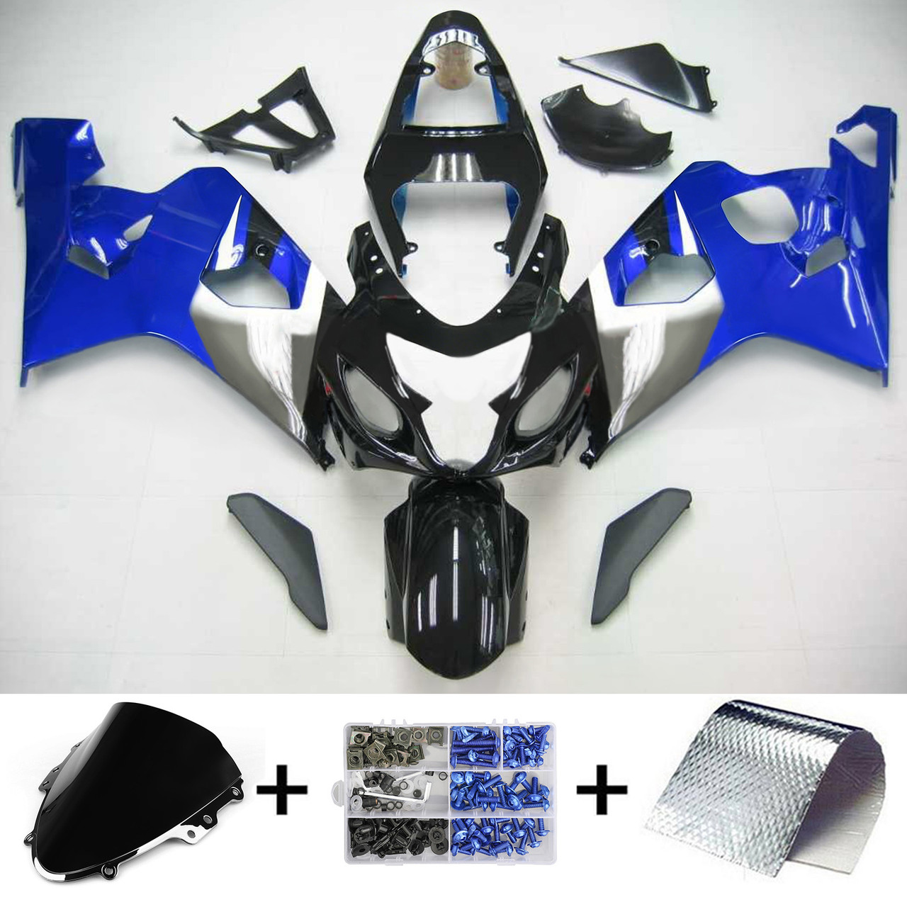 Suzuki GSXR 600/750 2004-2005 Amotopart Fairing Kit Generic #114