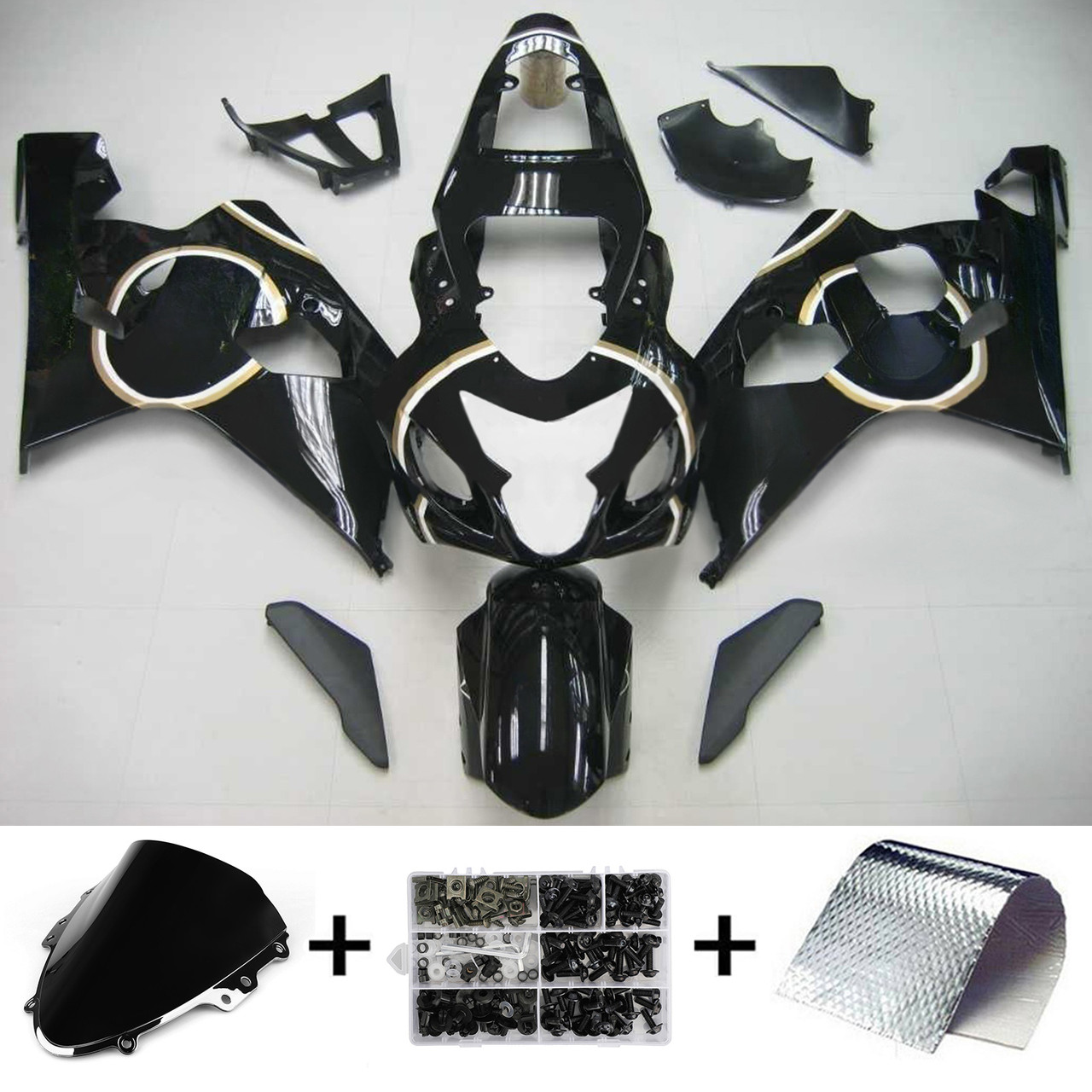 Suzuki GSXR 600/750 2004-2005 Amotopart Fairing Kit Generic #121
