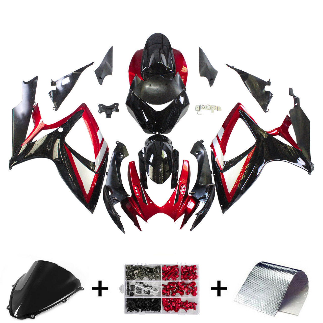 Suzuki GSXR 600/750 2006-2007 Amotopart Fairing Kit Generic #107