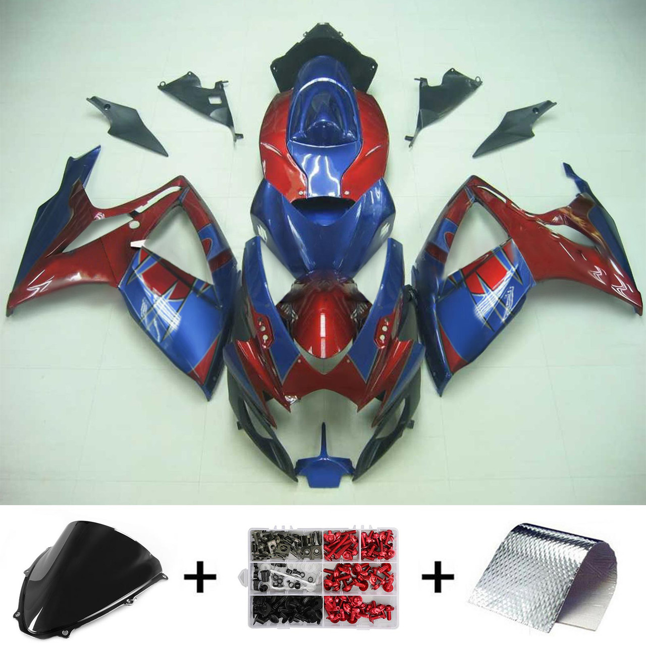Suzuki GSXR 600/750 2006-2007 Amotopart Fairing Kit Generic #164
