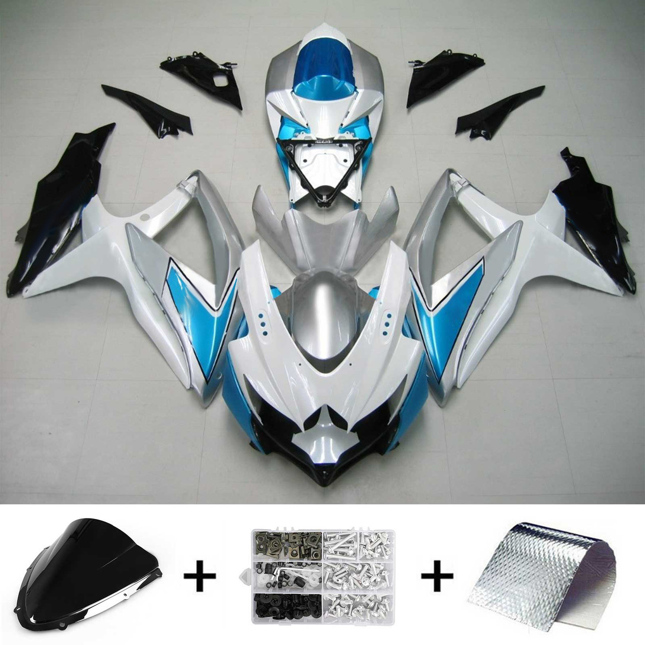 Suzuki GSXR 600/750 2008-2010 Amotopart Fairing Kit Generic #131
