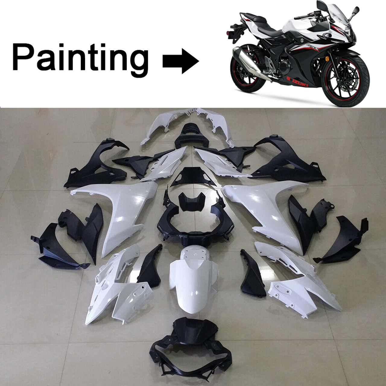 Suzuki GSX250R 2017-2020 Amotopart Fairing Kit Generic #104