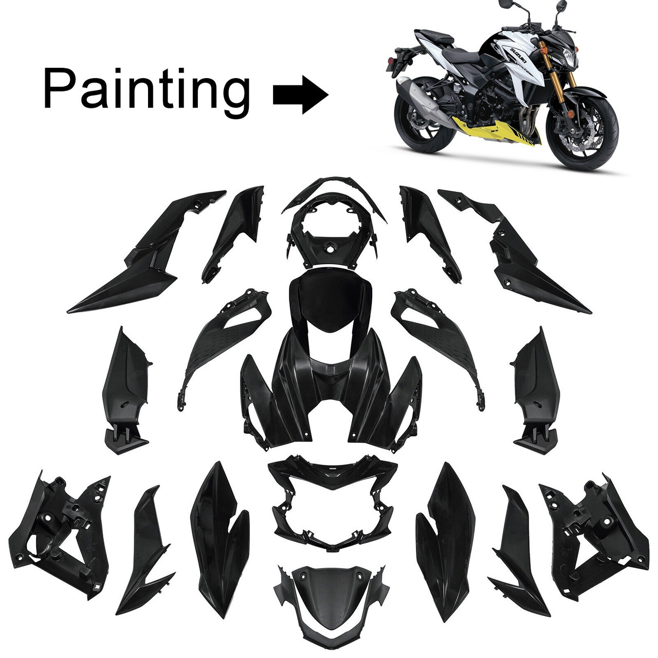 Suzuki GSX-S 750 2017-2021 Amotopart Fairing Kit Generic #106