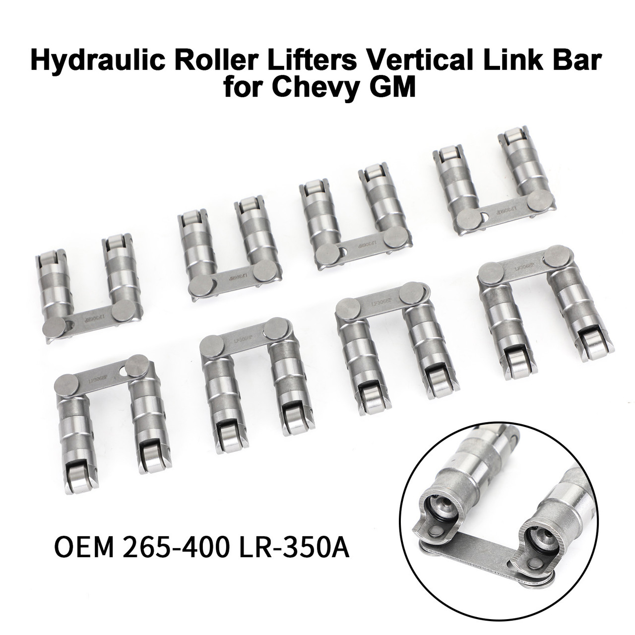 88-99 Chevrolet C1500 92-99 C1500 Suburban Hydraulic Roller Lifters Vertical Link Bar LR-350A 265-400