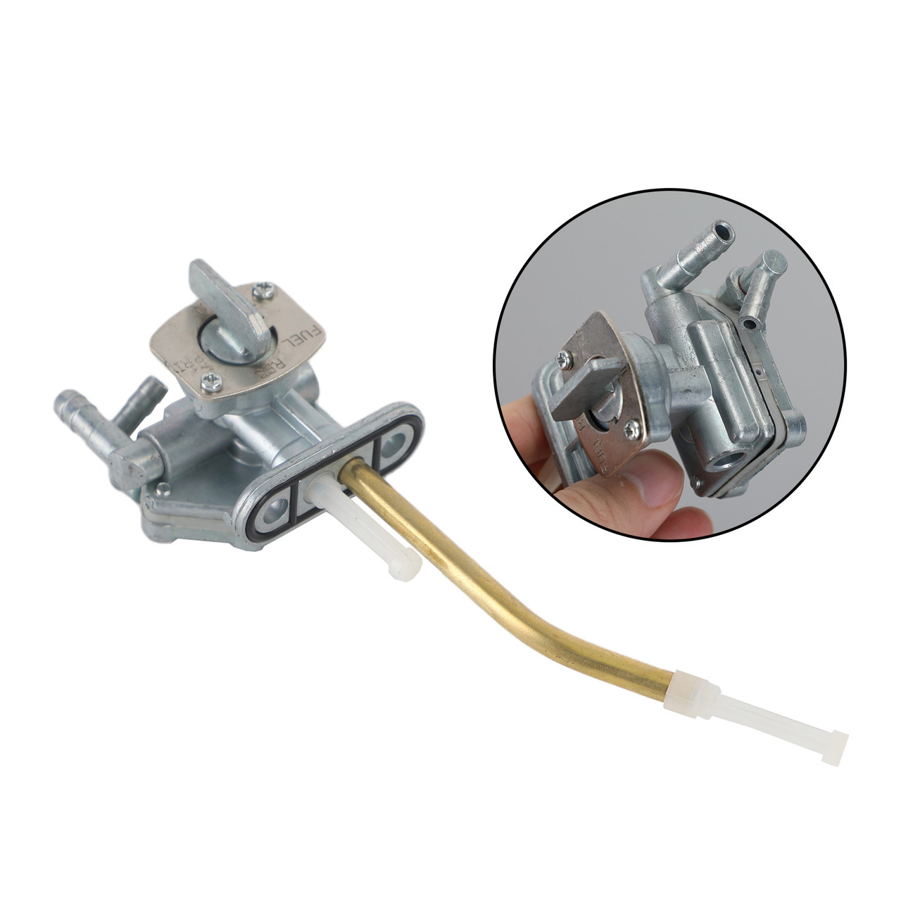 97-10 Kawasaki KL250 Super Sherpa 250 Fuel Valve Petcock - Mad Hornets
