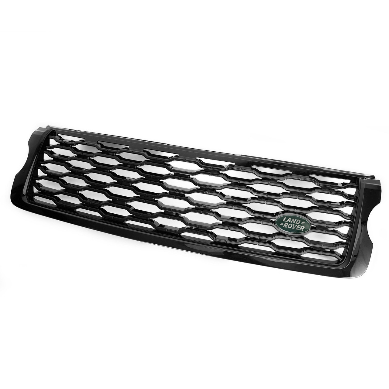 13-17 Land Rover Range Rover Vogue L405 Upper grille Gloss Black Green logo