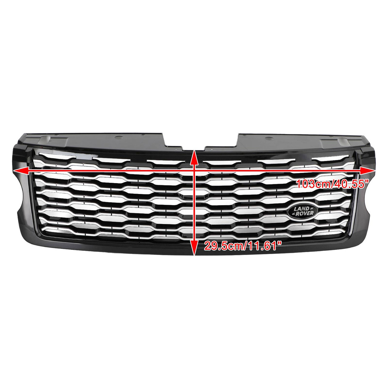 13-17 Land Rover Range Rover Vogue L405 Upper grille Chrome Black logo