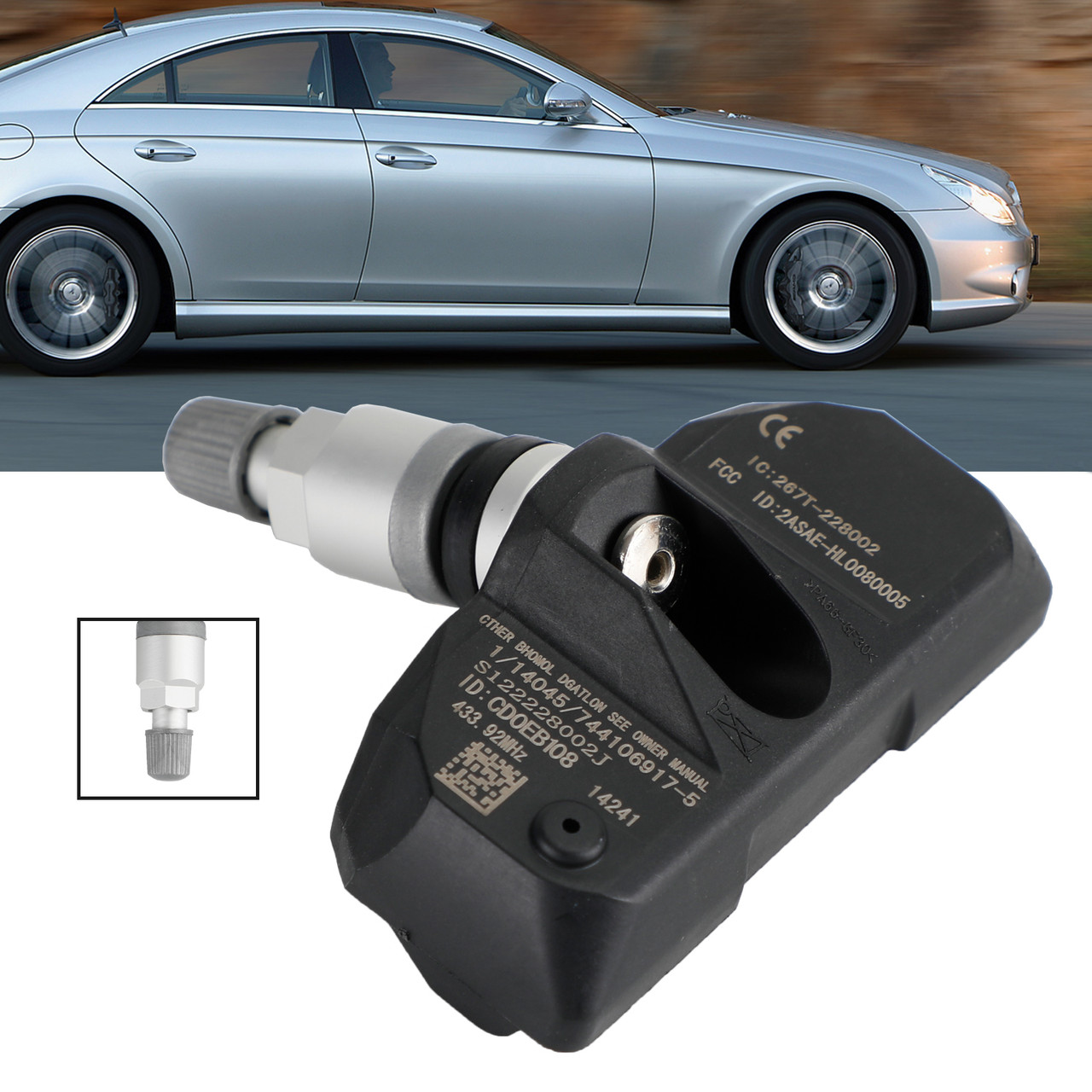 1x Tire Pressure Monitoring System Sensor A0025406717 For Benz GL550 GL320 S450