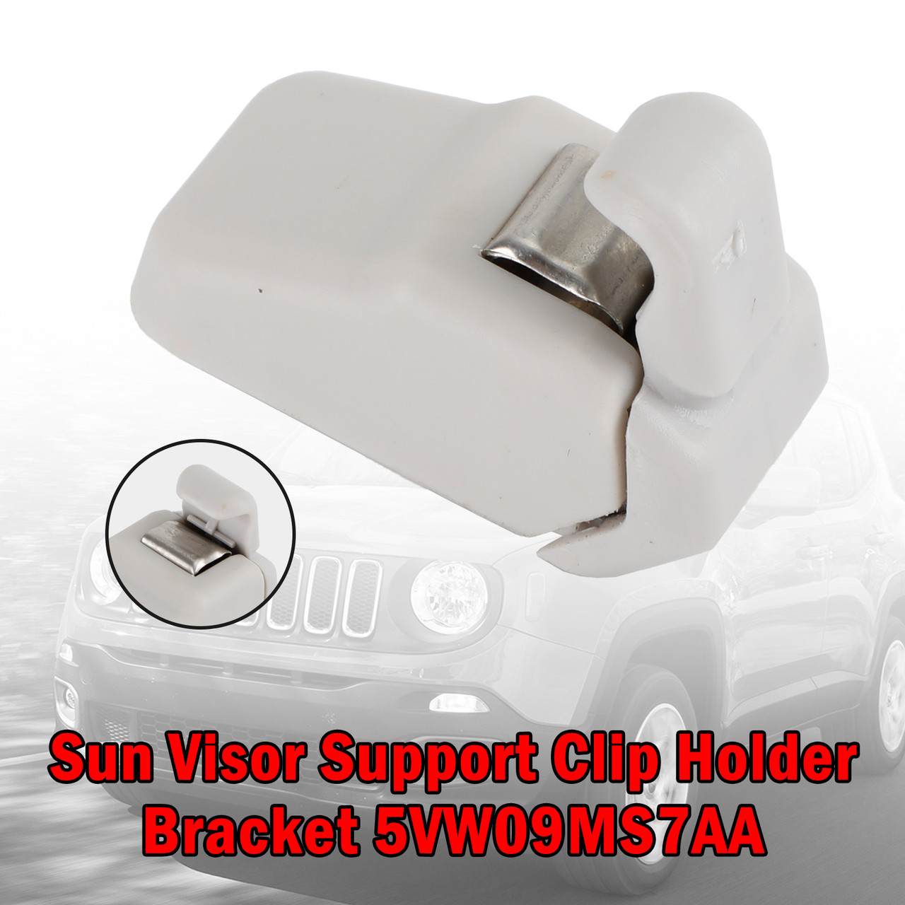 Sun Visor Support Clip Holder Bracket 5VW09MS7AA For Jeep Renegade 2015-2018