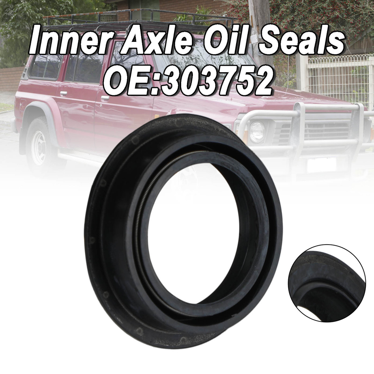 Front Inner Axle Oil Seals 303752 for Nissan Patrol 1987-2013 Y60 Y61