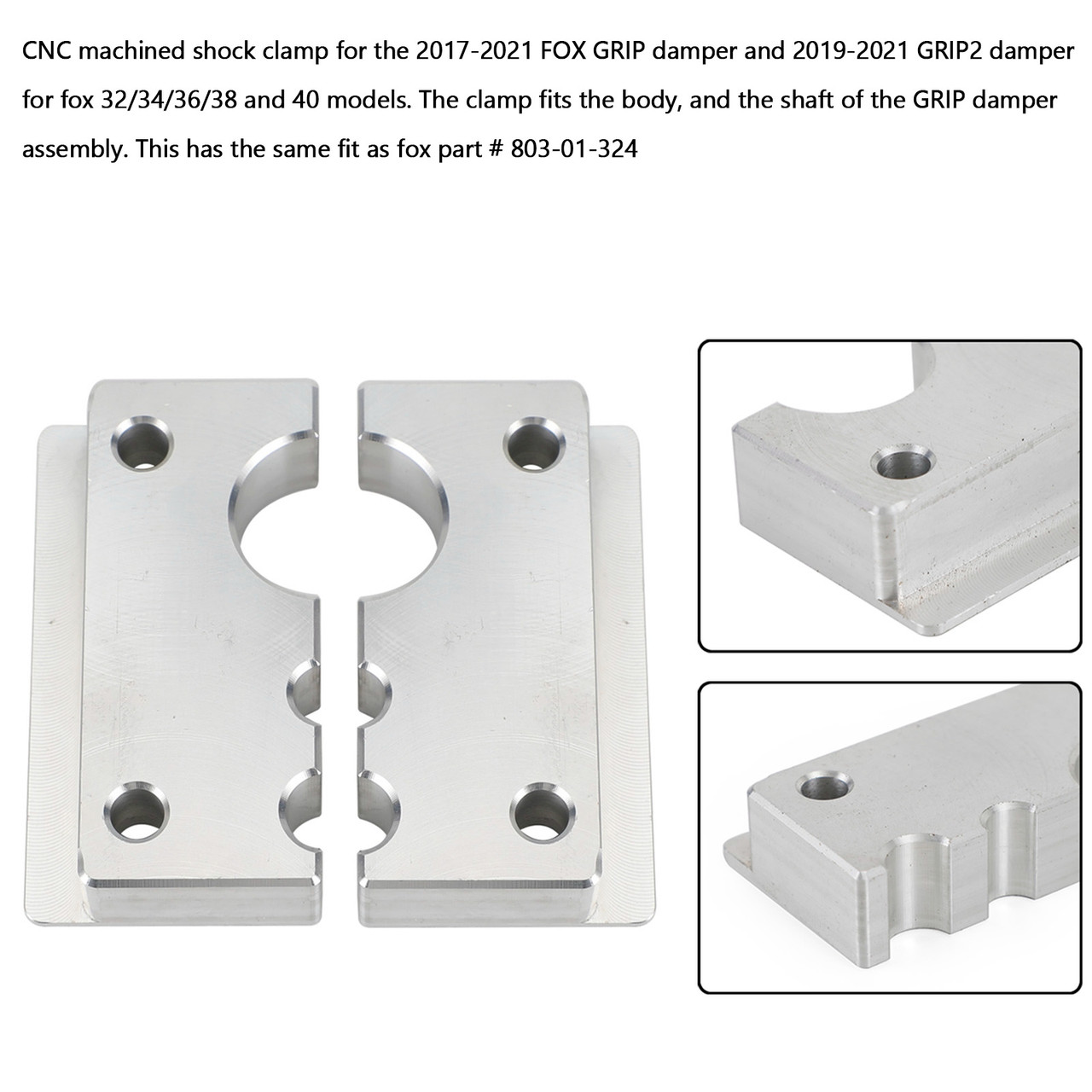 Damper Assembly Clamp Vise block #803-01-324 For Fox Fork Grip/Grip2