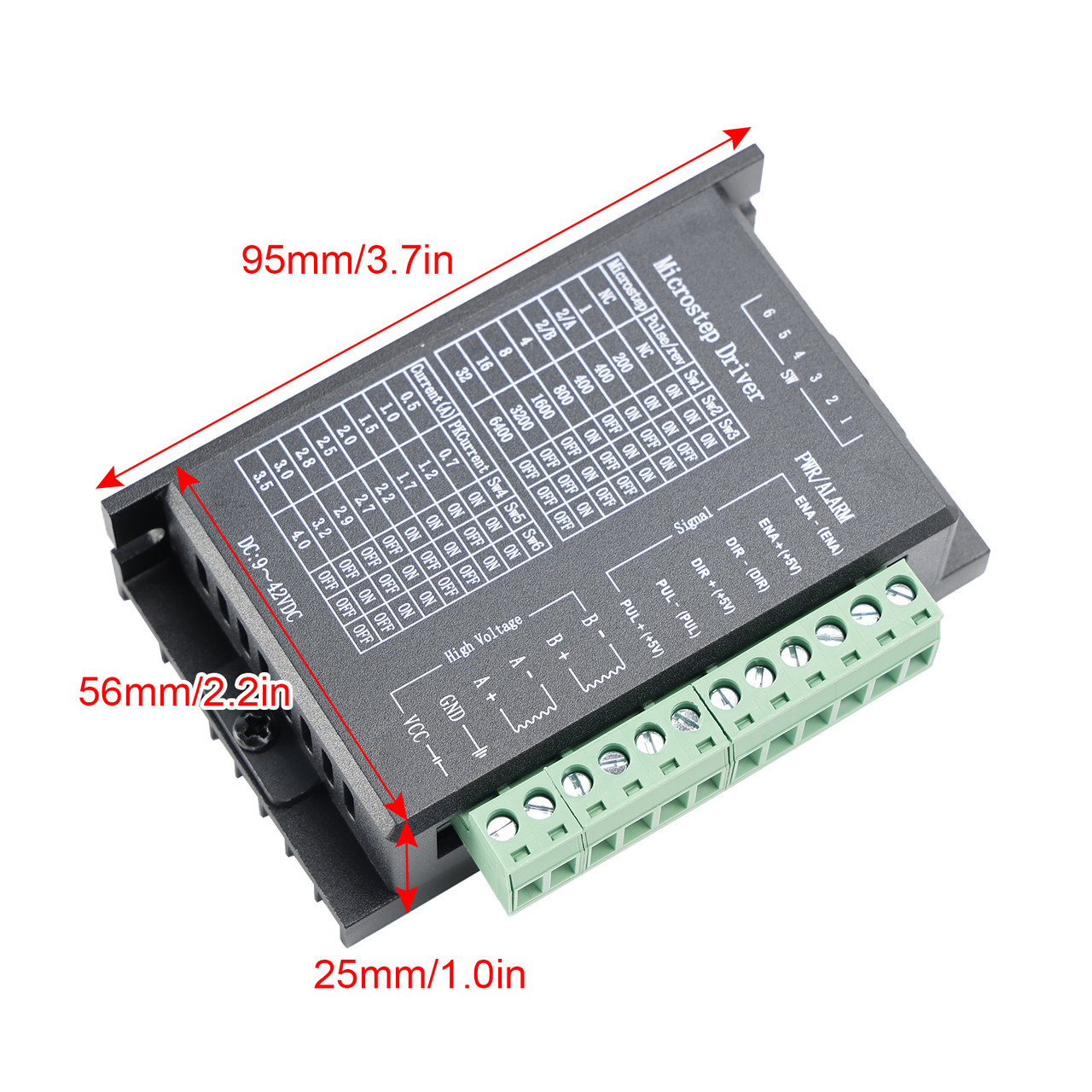 TB6600 Digital Stepper Motor Driver Board 4A 9~40V DC For Nema 23 Nema 34