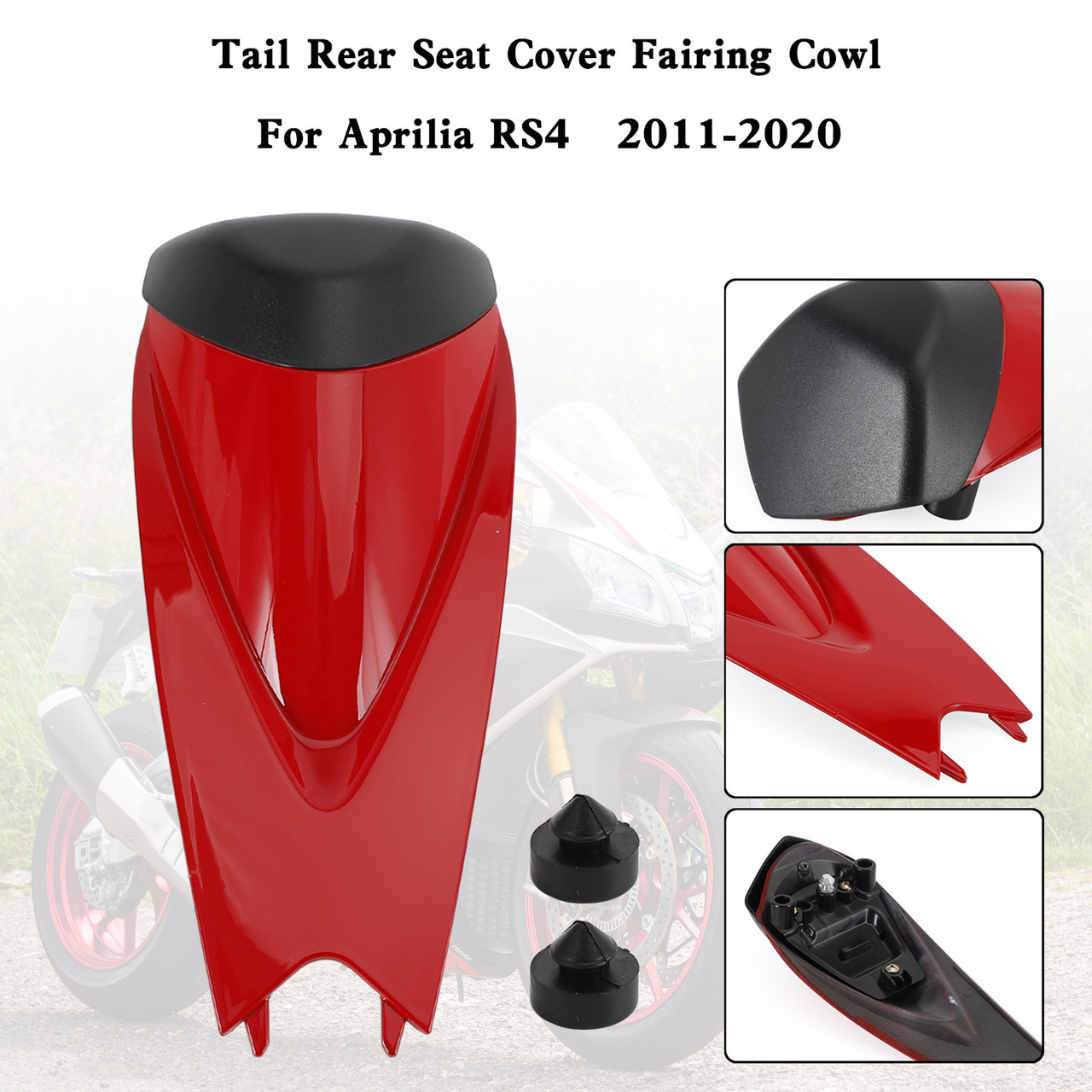 Rear Seat Cover Fairing Cowl for Aprilia RS4 RSV4 1000 2009-2022 RED