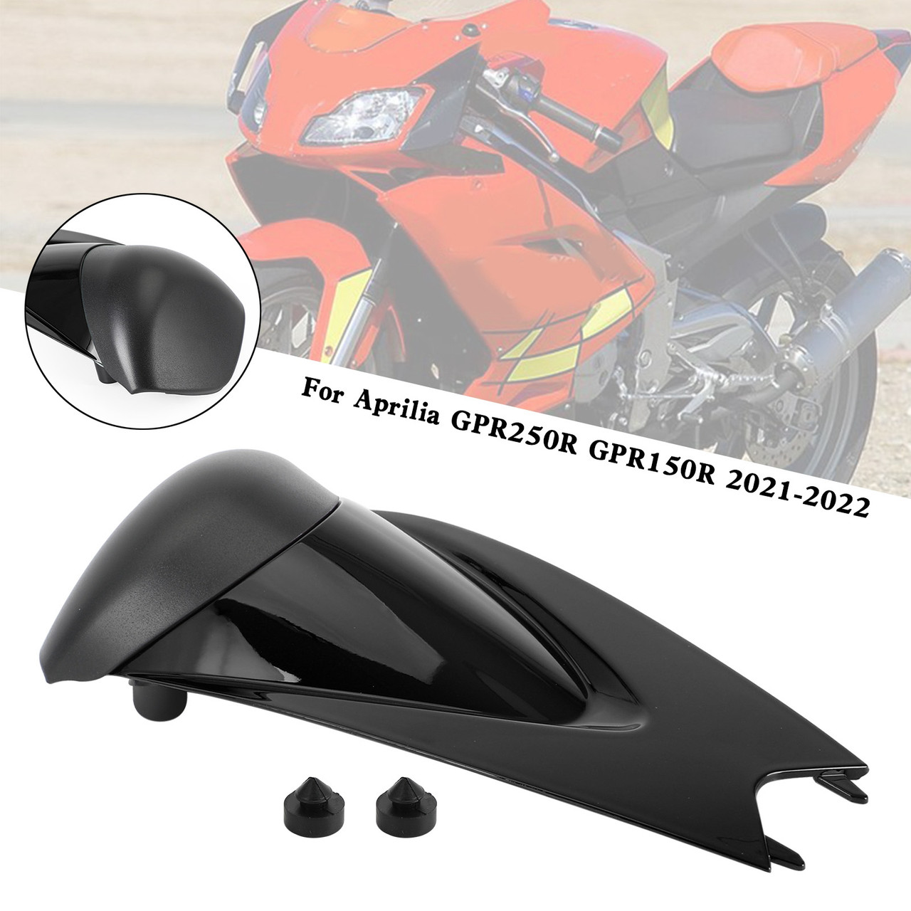 Aprilia GPR250R GPR150R 2021-2022 Tail Rear Seat Cover Fairing Cowl BLK