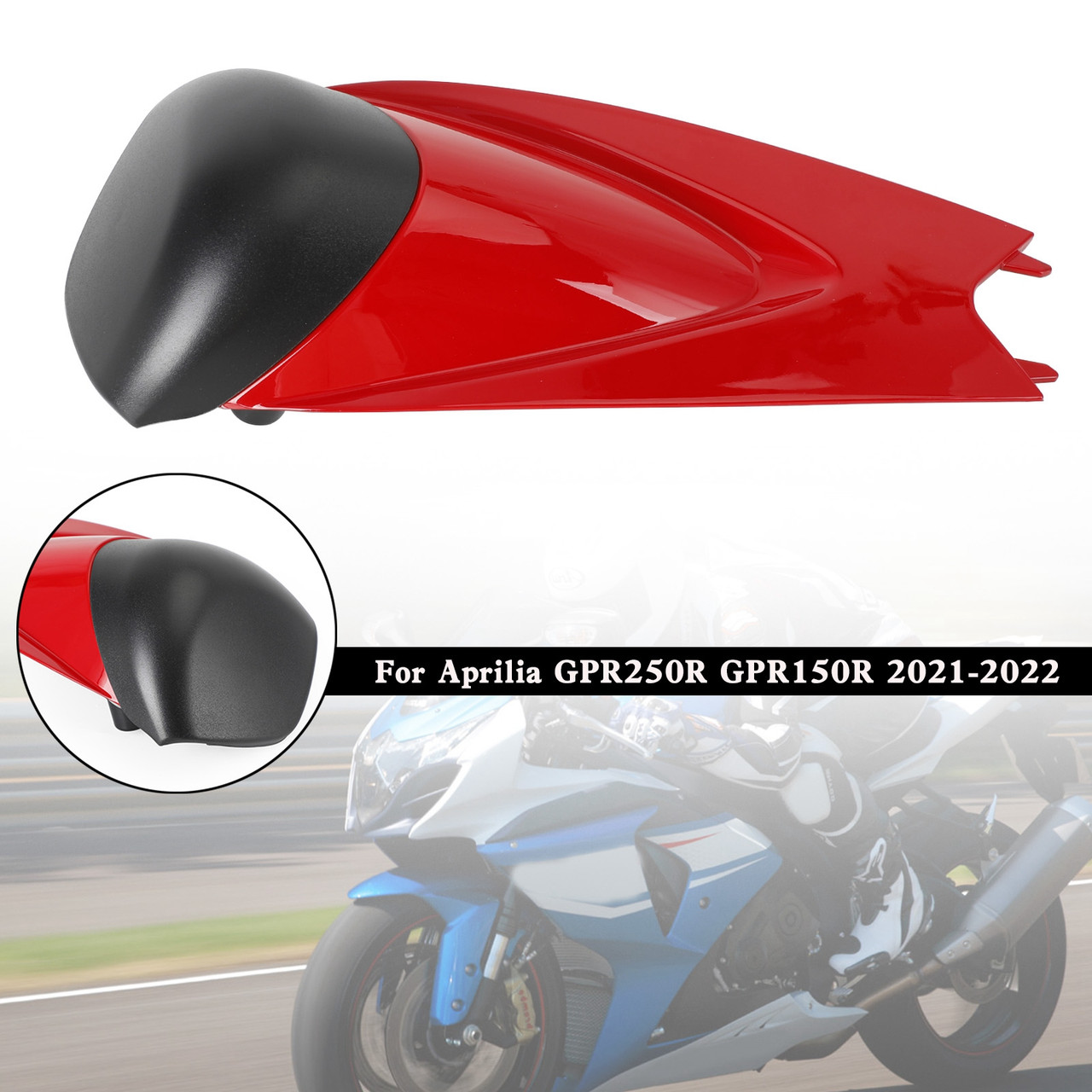 Aprilia GPR250R GPR150R 2021-2022 Tail Rear Seat Cover Fairing Cowl RED