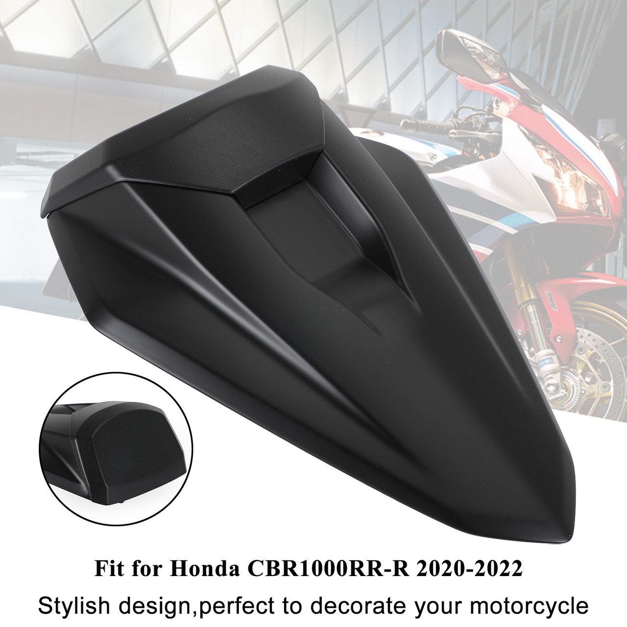 Rear Pillion Seat Cowl Fairing Cover For Honda CBR1000RR-R 2020-2024 MBLK