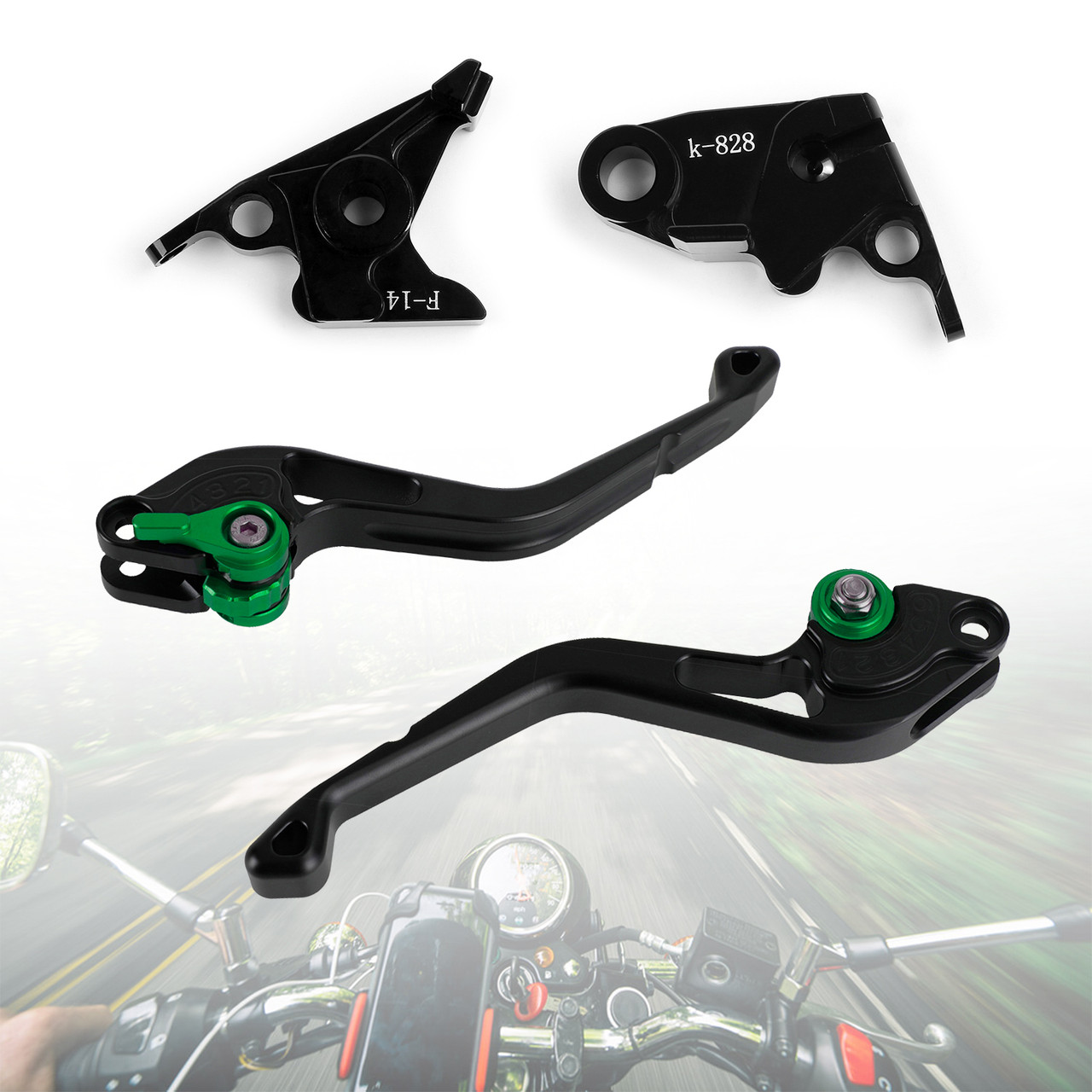 Short Clutch Brake Lever fit for Kawasaki ZZR600 ZX6R ZX9R ZX10R