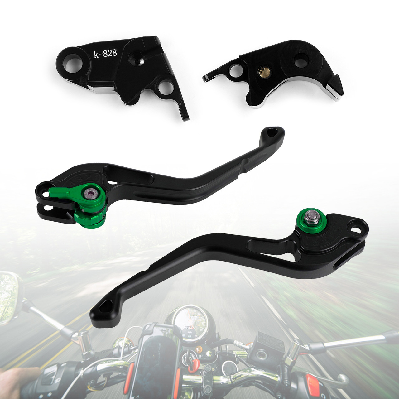 Short Clutch Brake Lever fit for Kawasaki ZX636R / ZX6RR 2005-2006