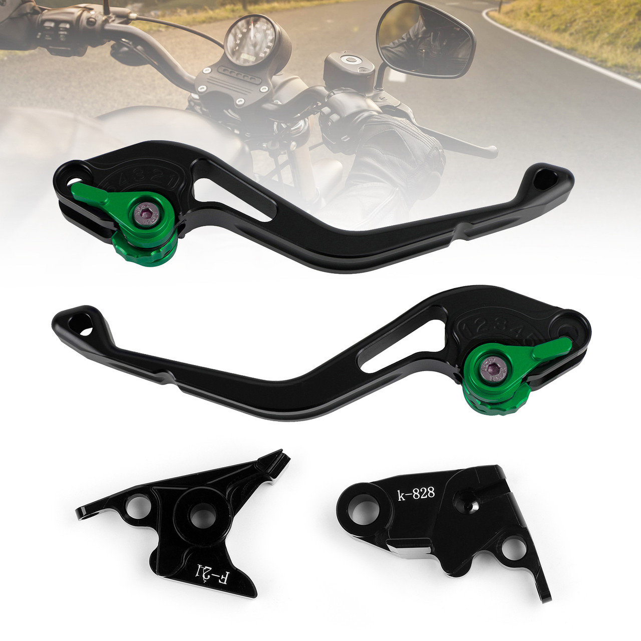 Short Clutch Brake Lever fit for Kawasaki Z750 07-12 Z800 version 13-16