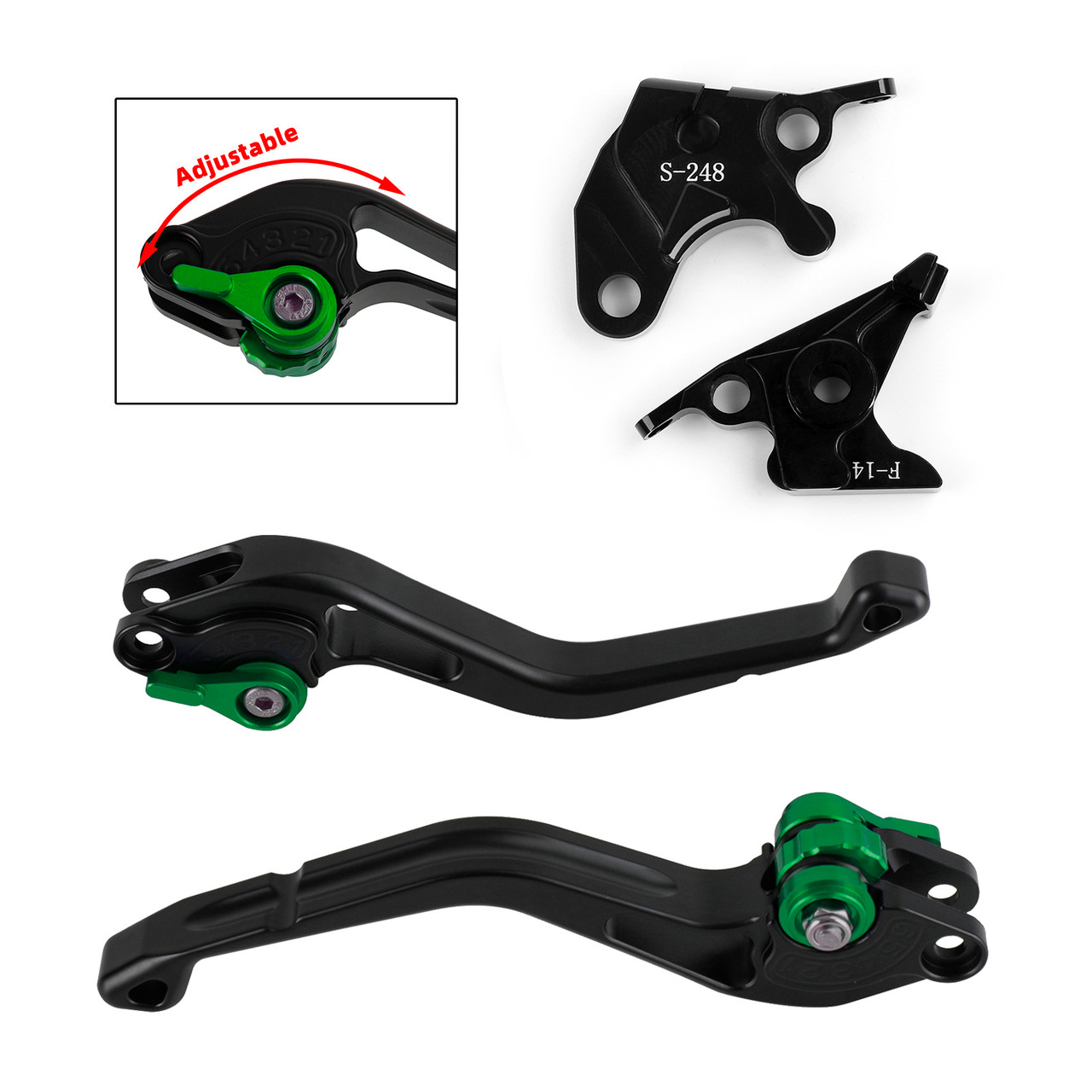 Short Clutch Brake Lever fit for Suzuki GSXR600 750 1000 DL650 GSR600