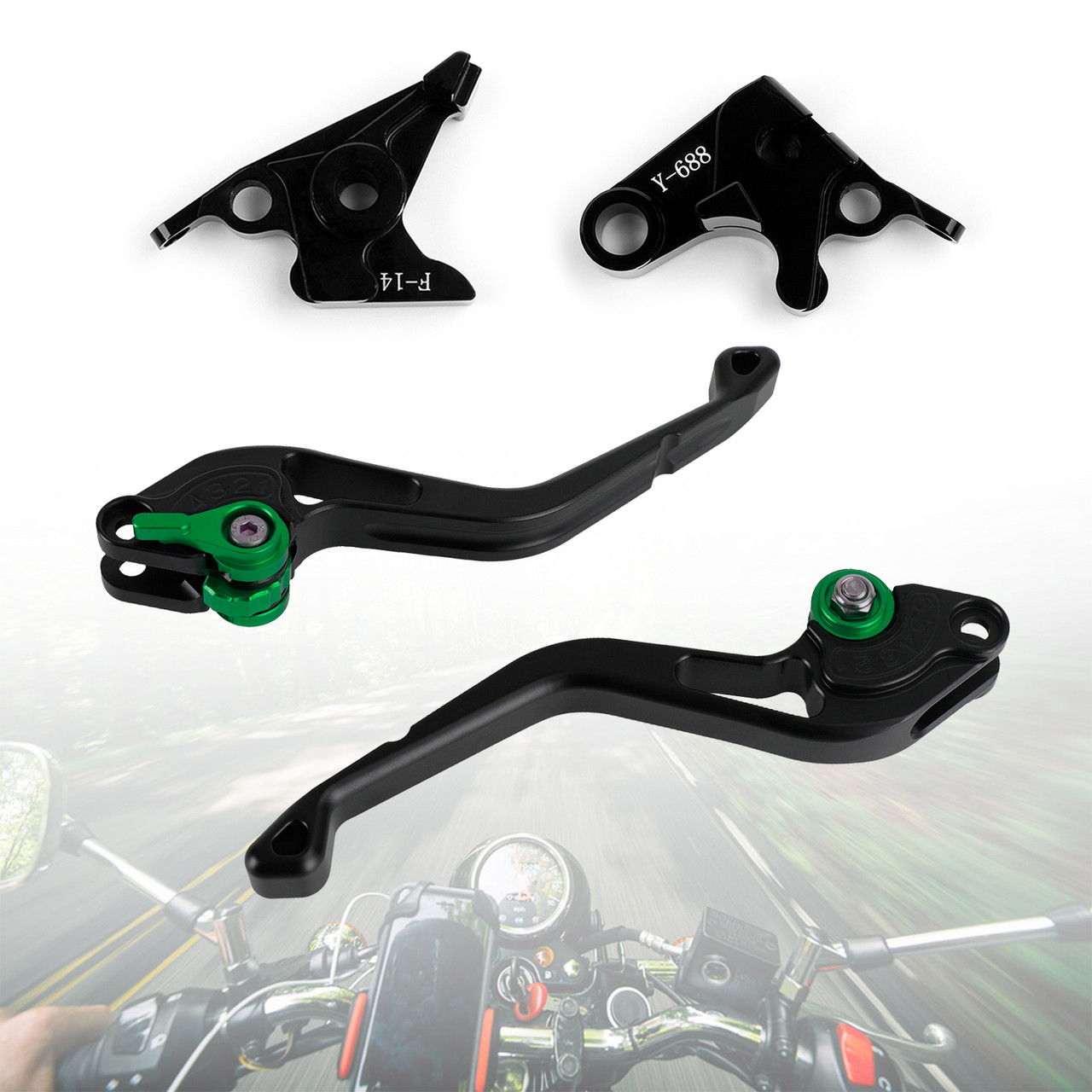 Short Clutch Brake Lever fit for Yamaha YZF R1 R6 FZ1 FAZER R6S US/CA