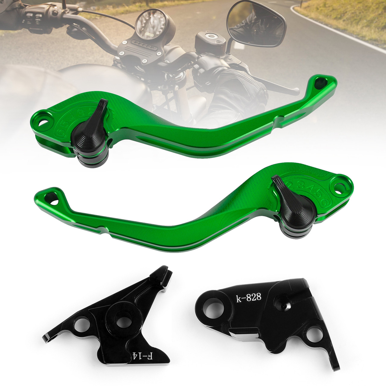 CNC Short Clutch Brake Lever fit for Kawasaki ZZR600 ZX6R ZX9R ZX10R Z1000