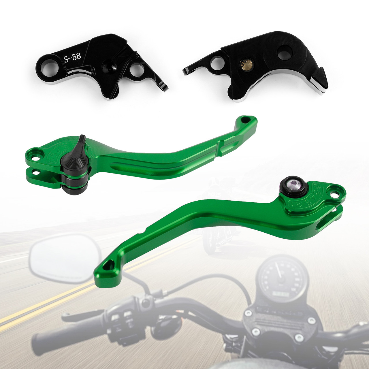 CNC Short Clutch Brake Lever fit for Suzuki GSXR600 750 06-10 GSX-S1000/F 2015