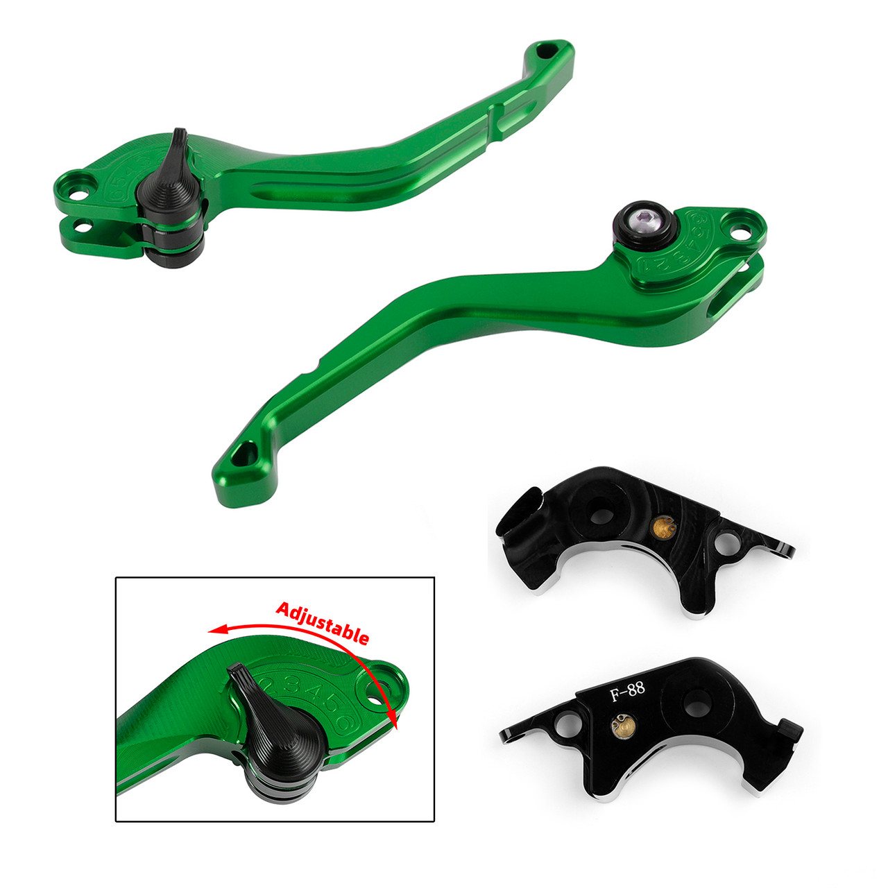 CNC Short Clutch Brake Lever fit for Kawasaki ZX1400 ZX14R ZZR1400 GTR1400