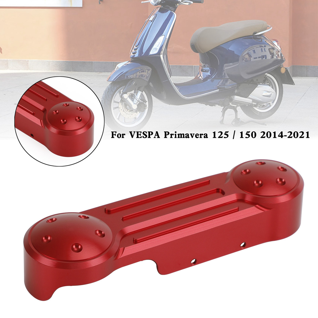 Front Fork Suspension Arm Cover For VESPA Primavera GTS Sprint 150 250 300  RED - Mad Hornets